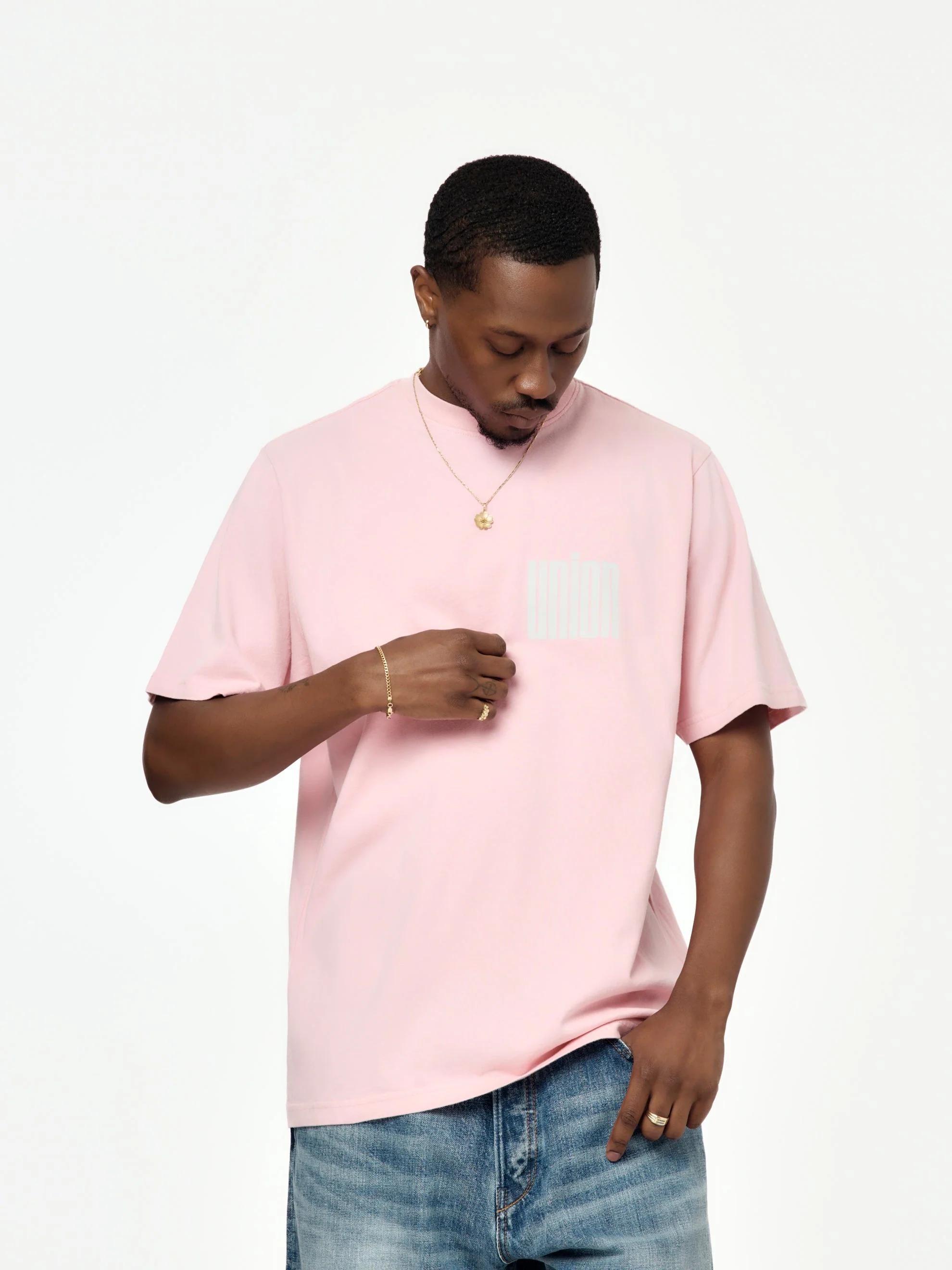 Condensed Tee (Pink Rose) - Image 3