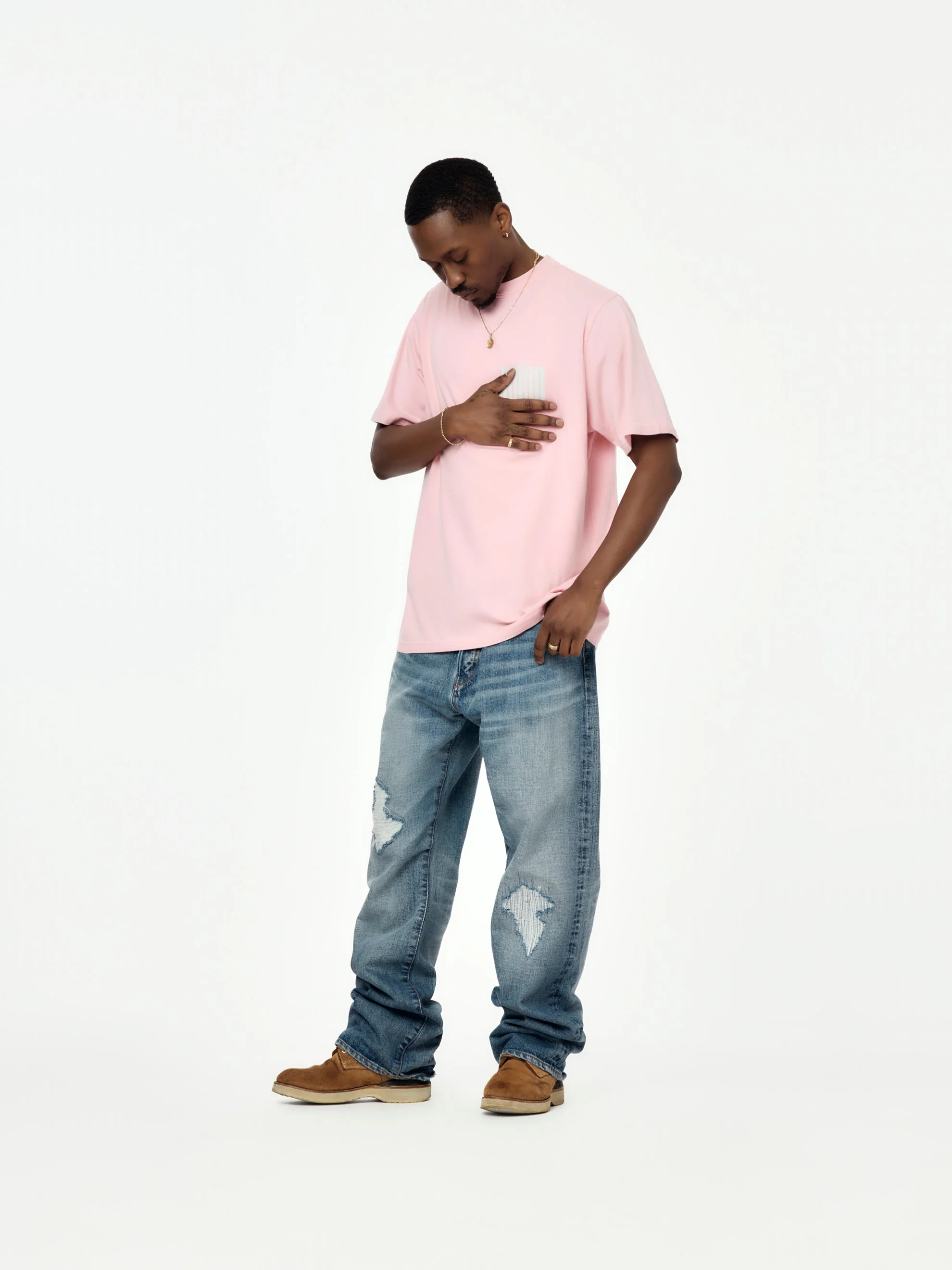 Condensed Tee (Pink Rose) - Image 5