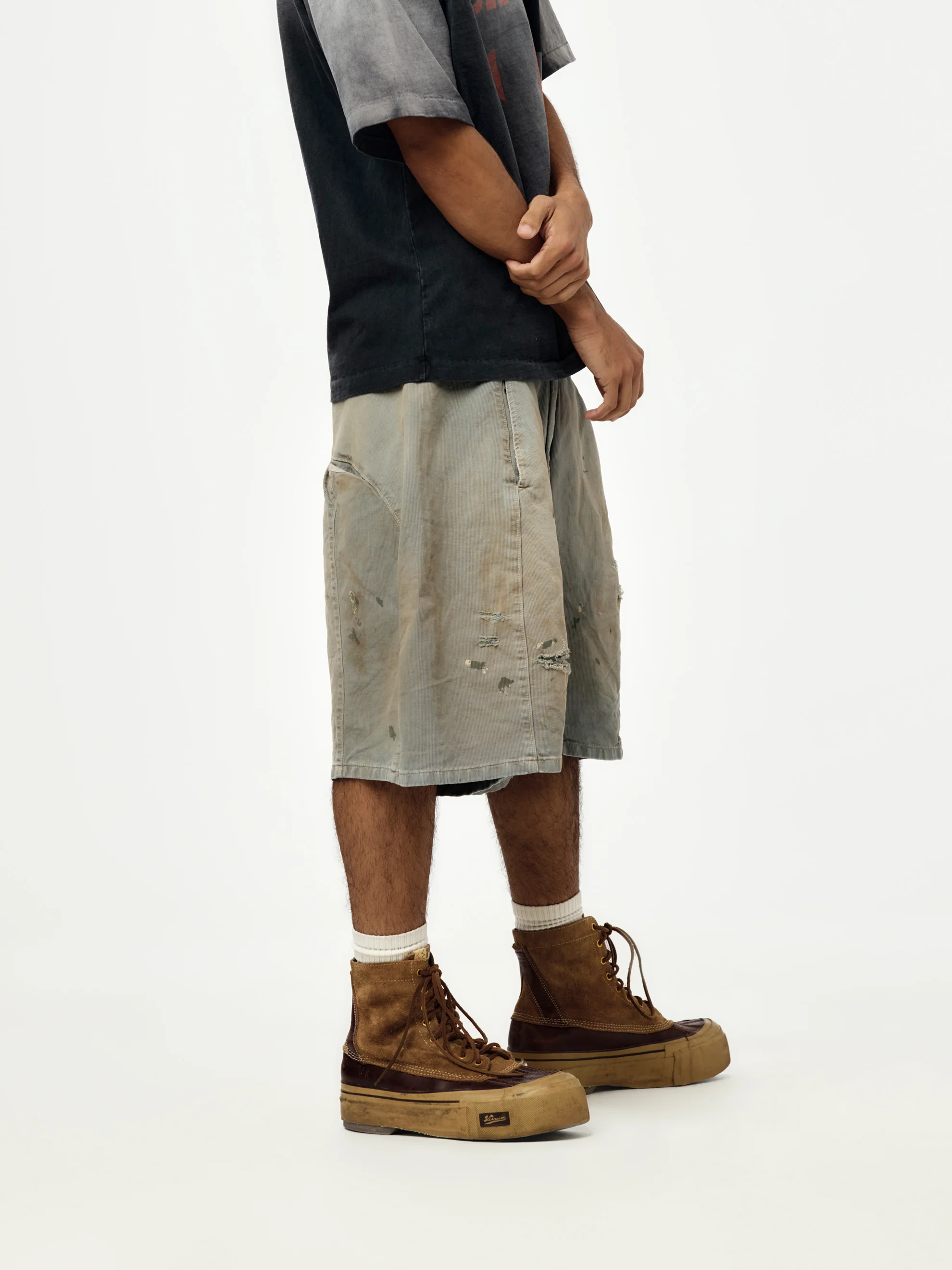 CORDUROY PONTIUS SHORT (Grey) - Image 2