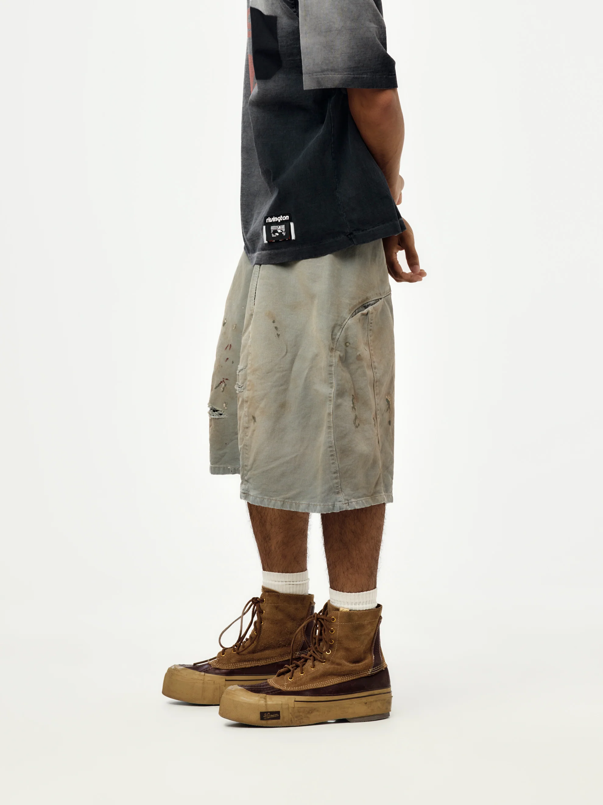 CORDUROY PONTIUS SHORT (Grey) - Image 4