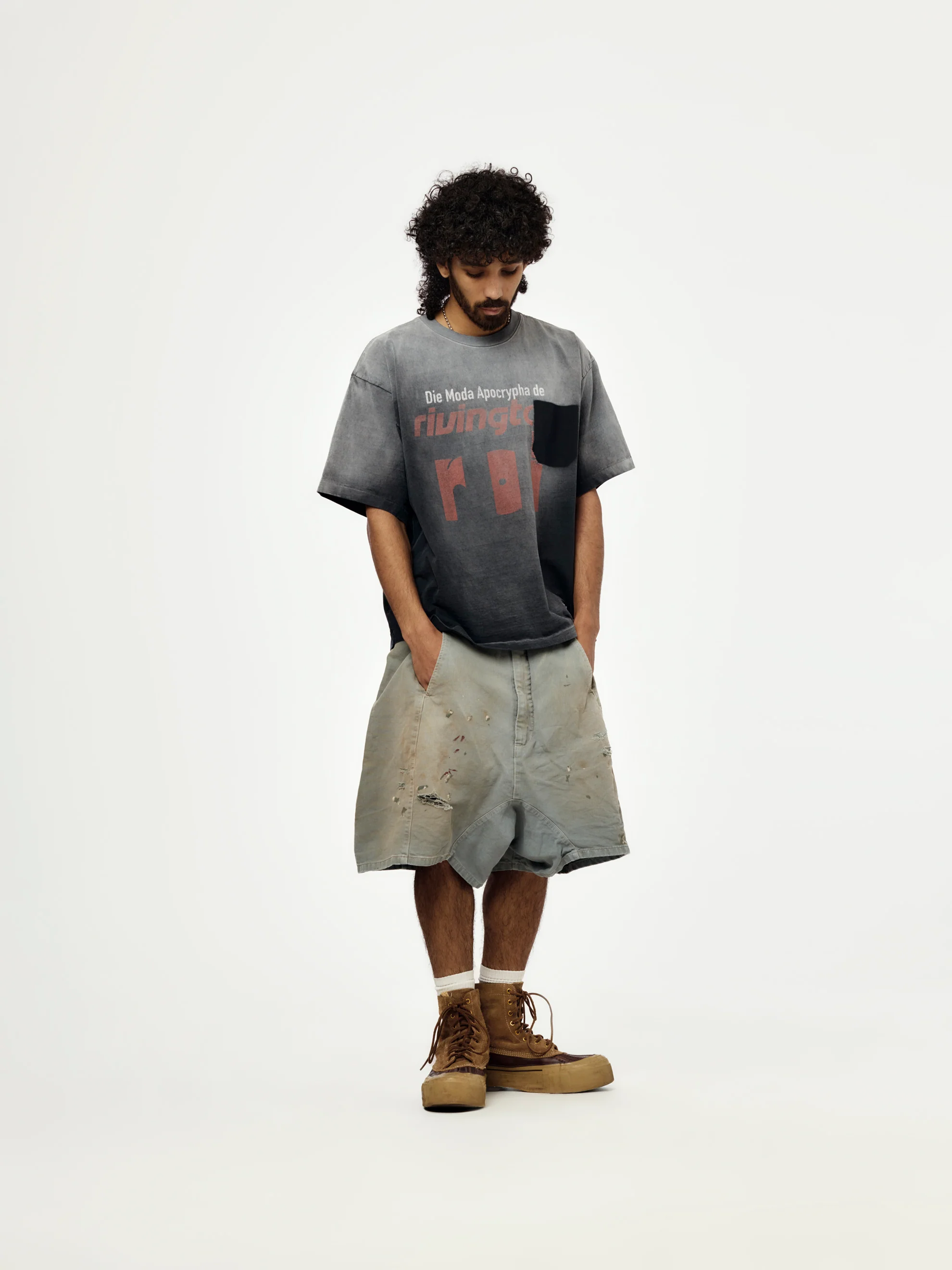 CORDUROY PONTIUS SHORT (Grey) - Image 5