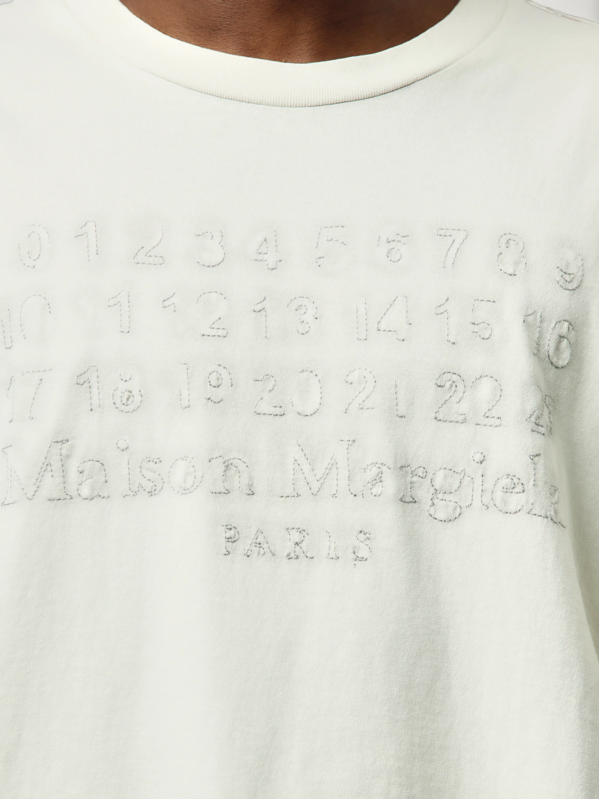 Cotton Jersey T-Shirt (Ecru) - Image 6