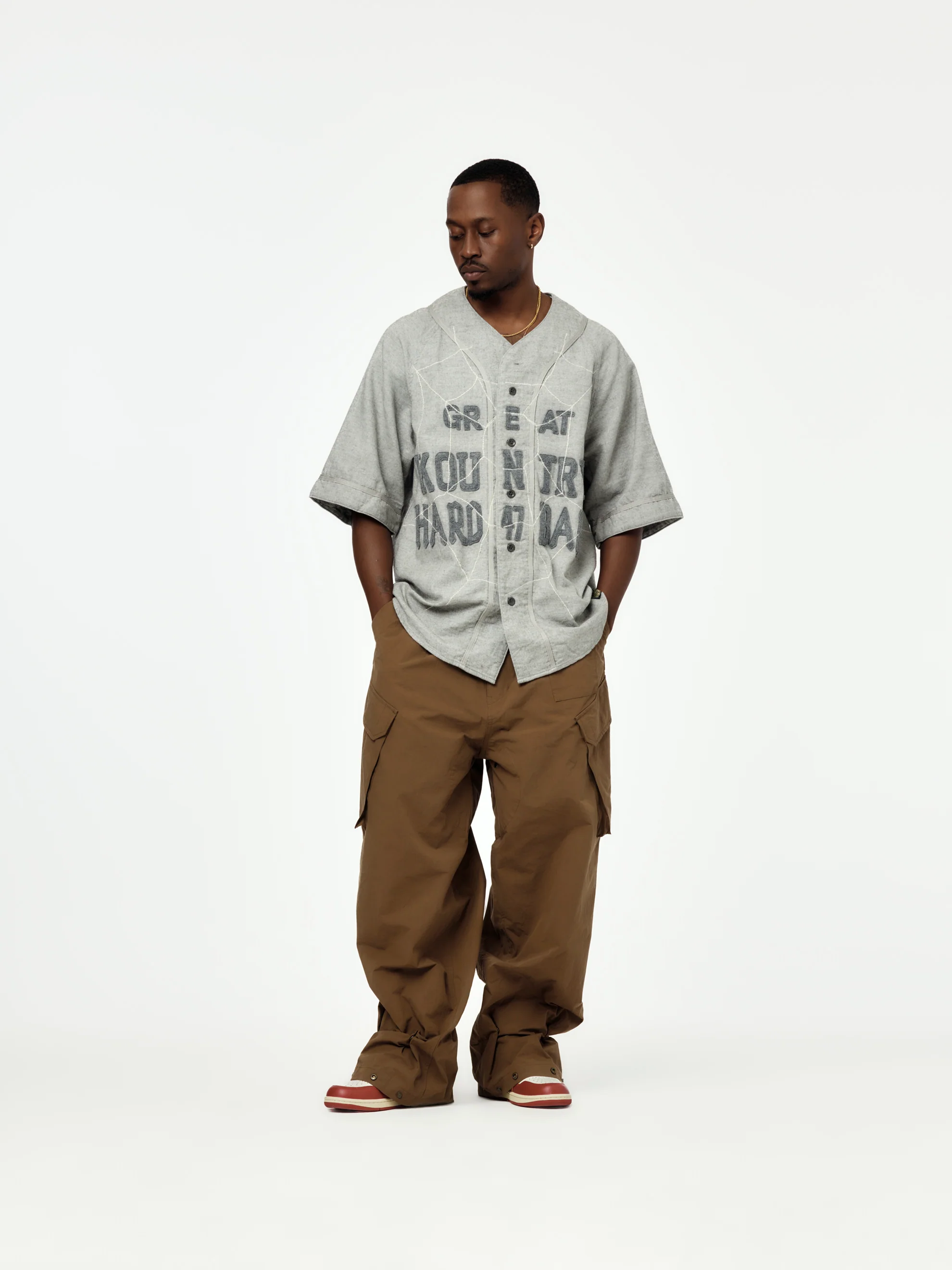 Cotton Wool GREAT KOUNTRY Baseball Shirt (KOUNTY DREAM CATCH Remake) - Image 4