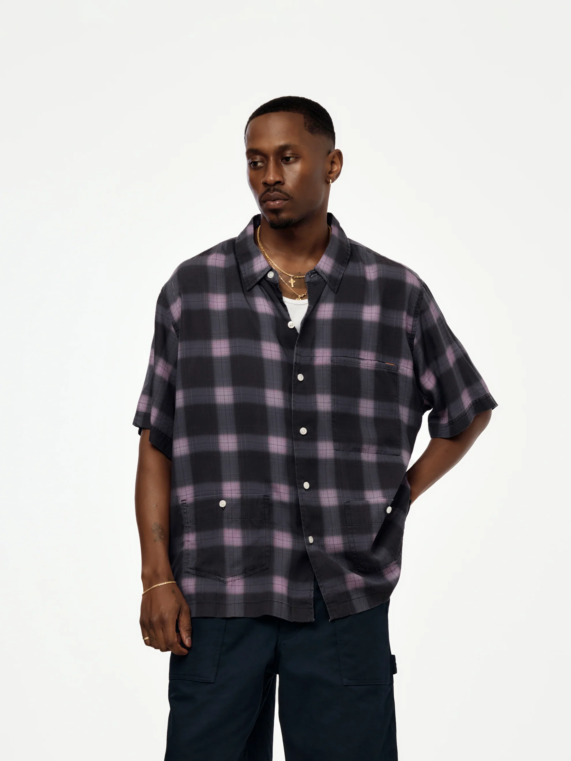 DEANE SS SHIRT (PURPLE)