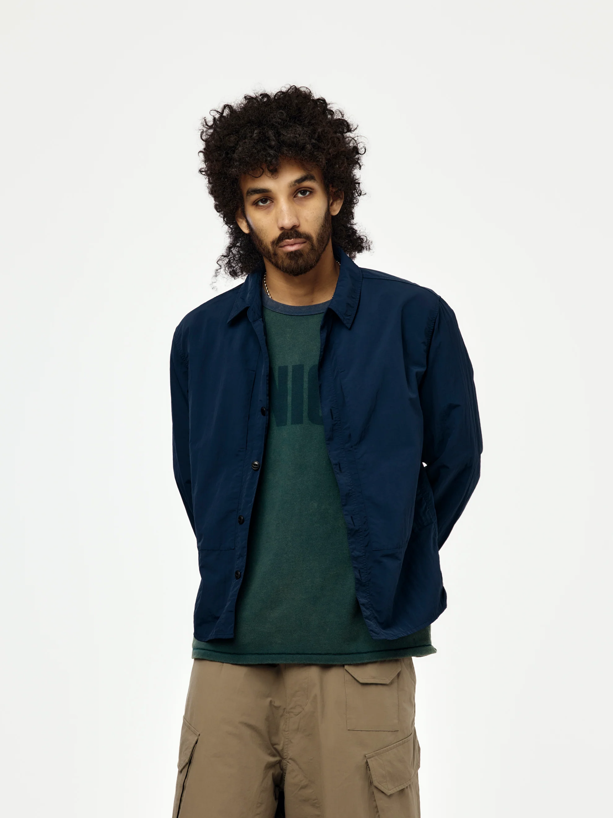 DEGNAN LS SHIRT (NAVY)