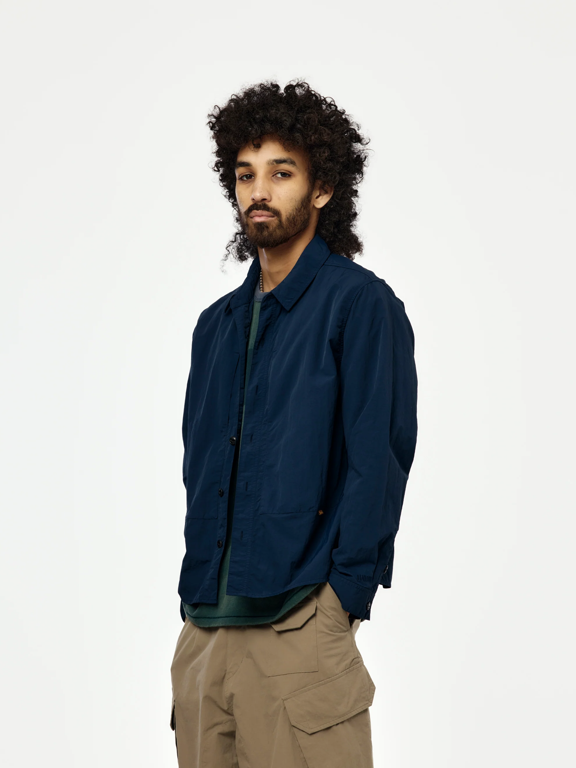DEGNAN LS SHIRT (NAVY) - Image 2