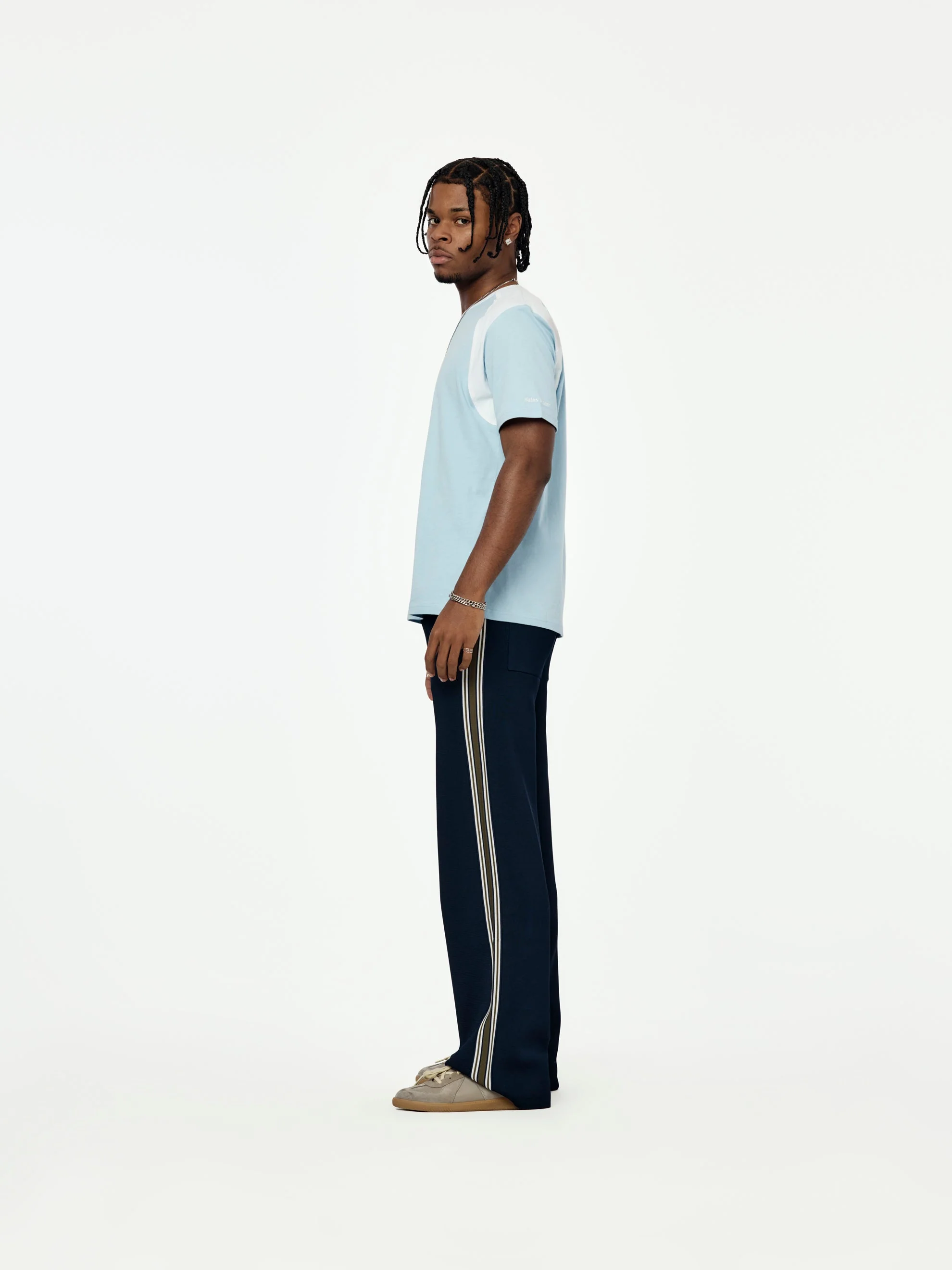 Dub T-Shirt (White/ Light Blue) - Image 5