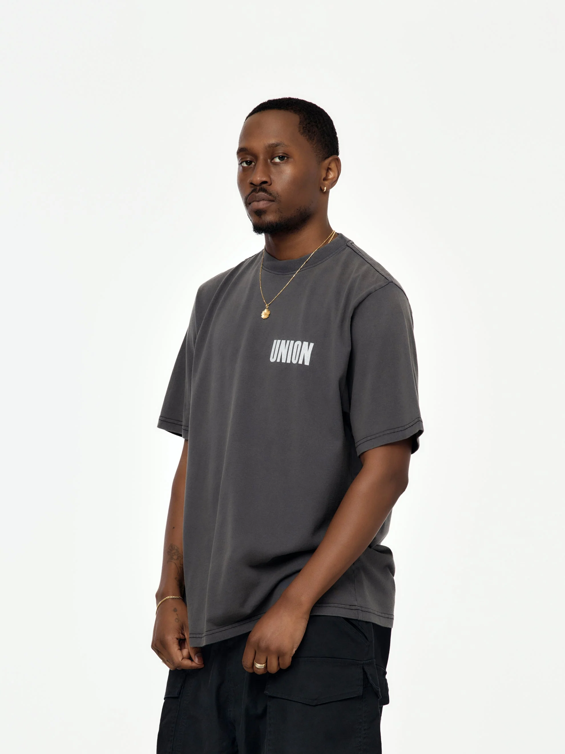Emblem Tee (Vintage Black) - Image 2