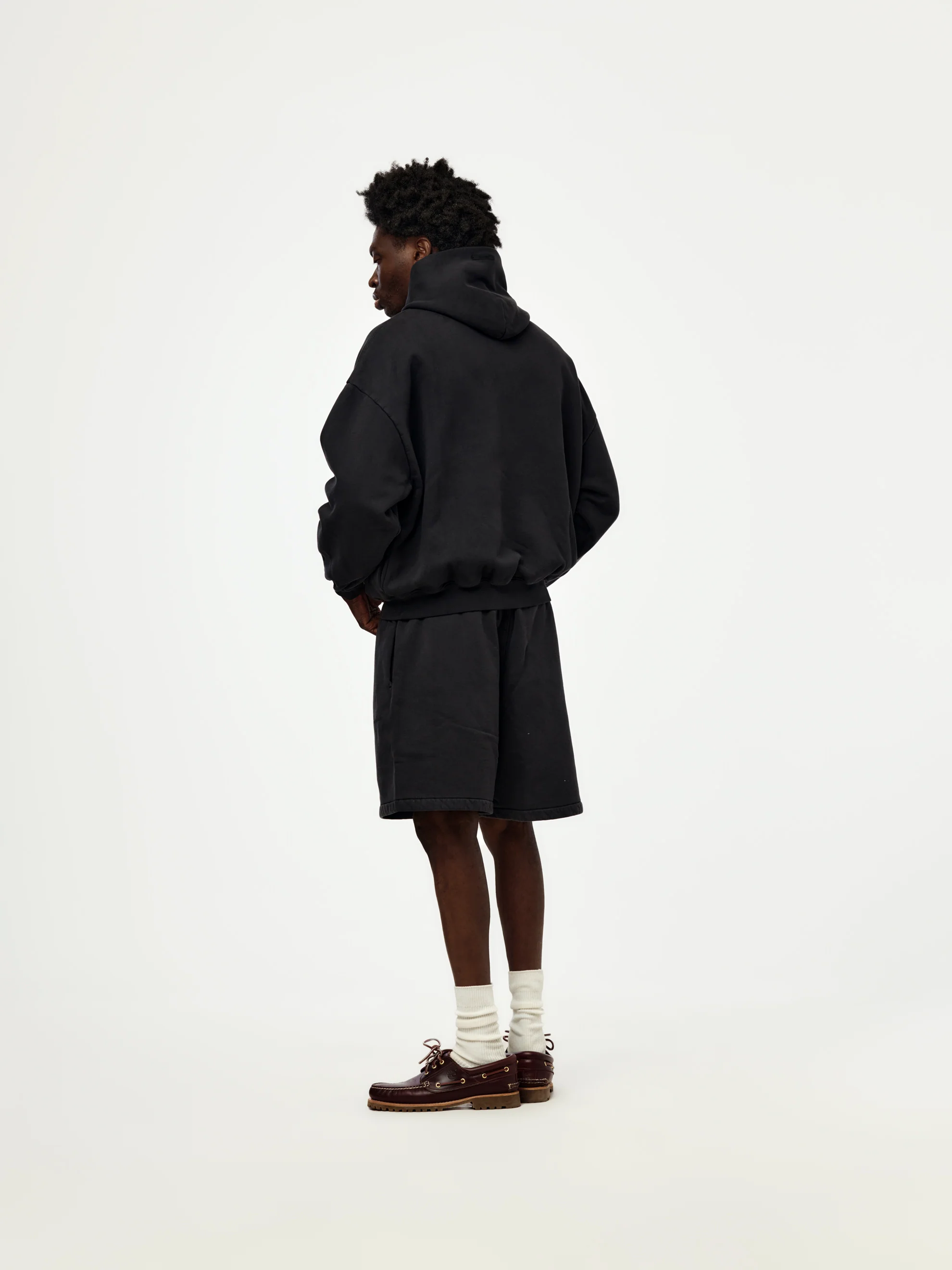 CAMPUS 90'S HOODIE (FADED BLACK) - Image 5