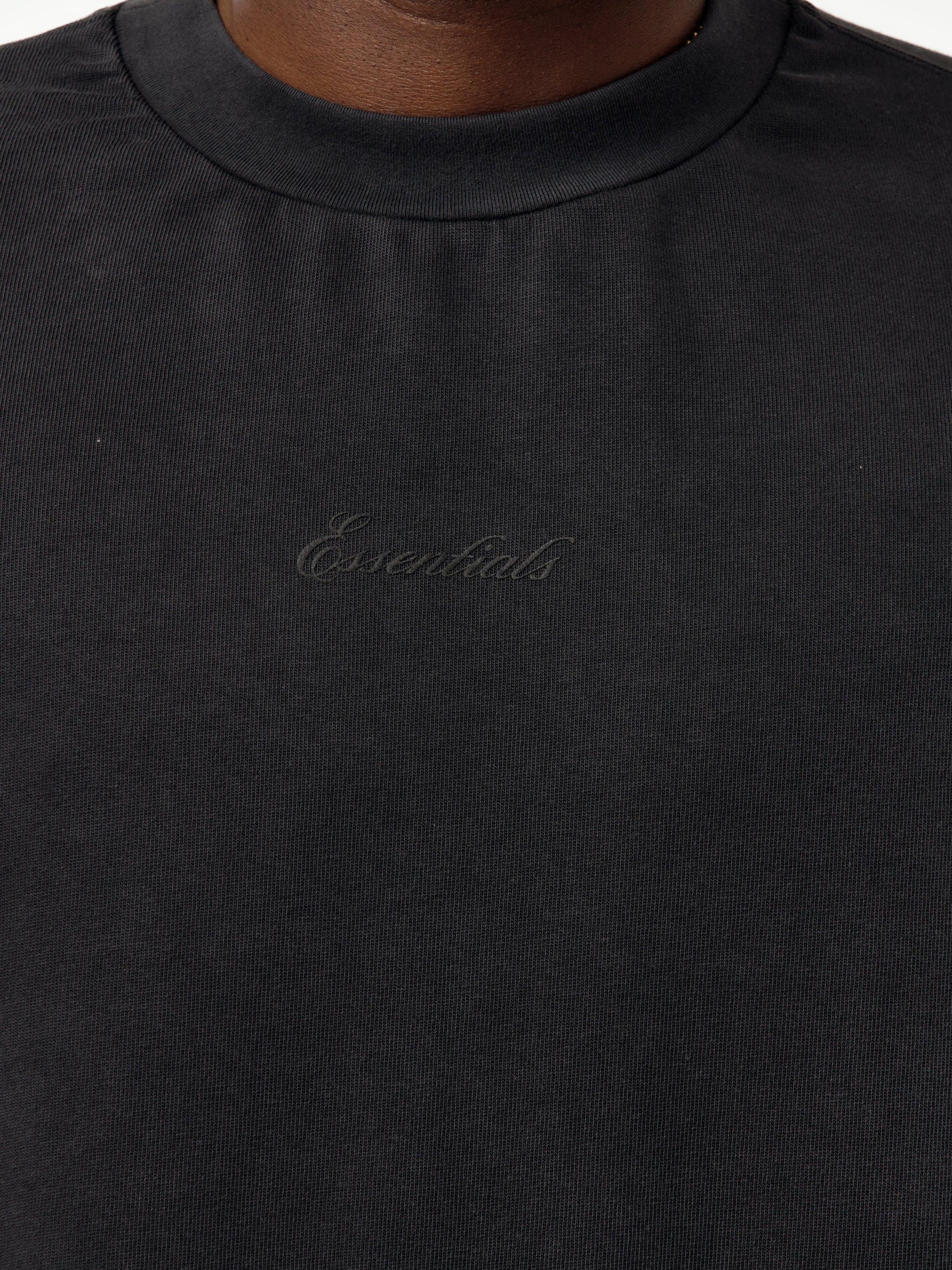 SIGNATURE 90'S SHORT SLEEVE TEE (FADED BLACK) - Image 6