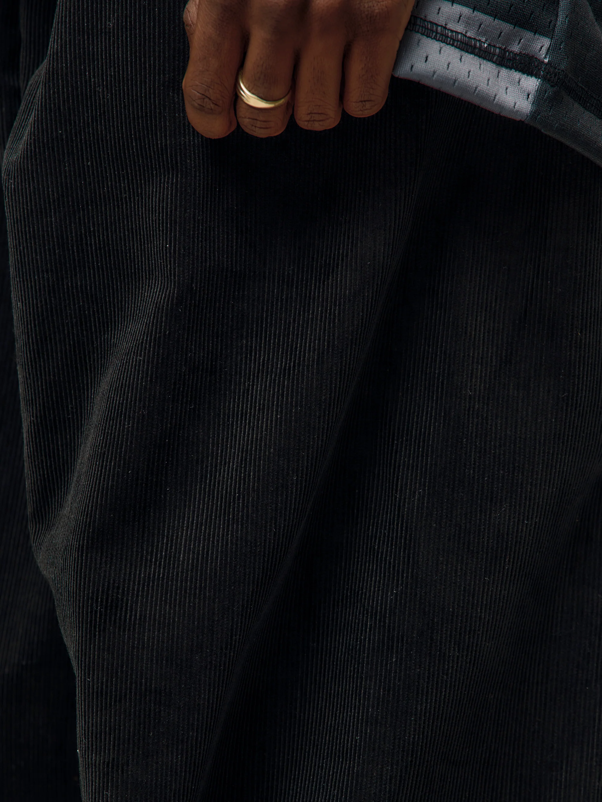 Extreme Wide Leg Tailored Trouser (Black) - Image 7