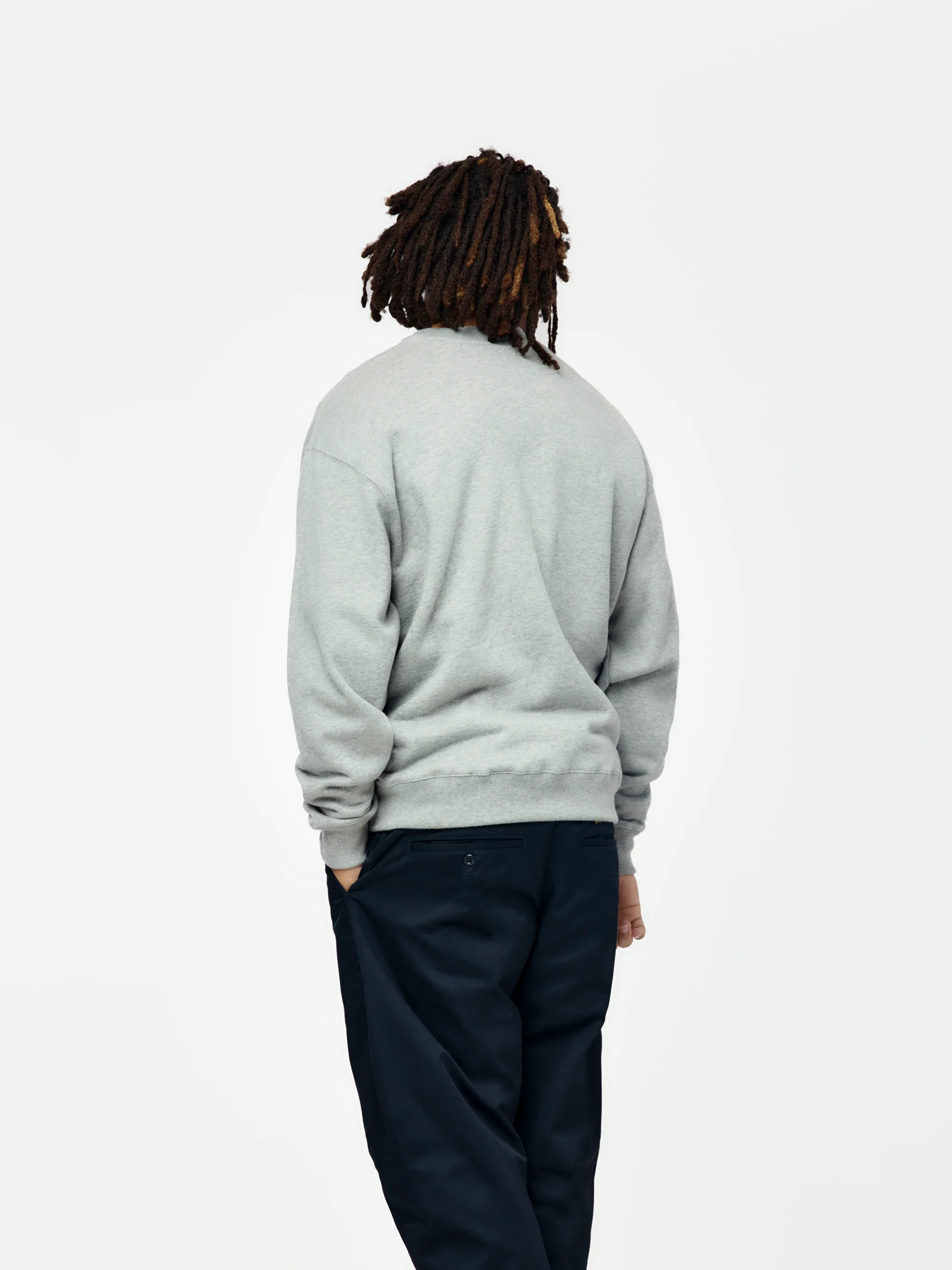 Fellini Crewneck (Heather Grey) - Image 3