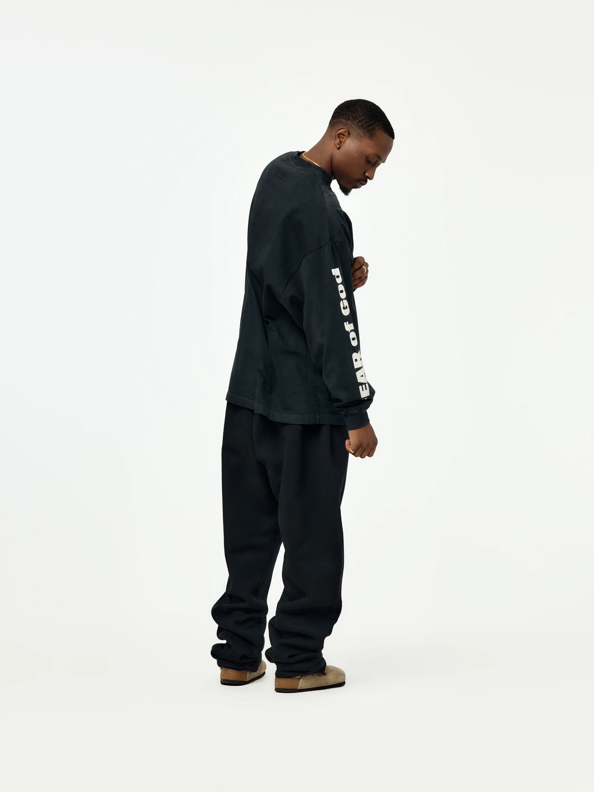 RELAXED  "FEAR OF GOD" LS TEE - Image 5