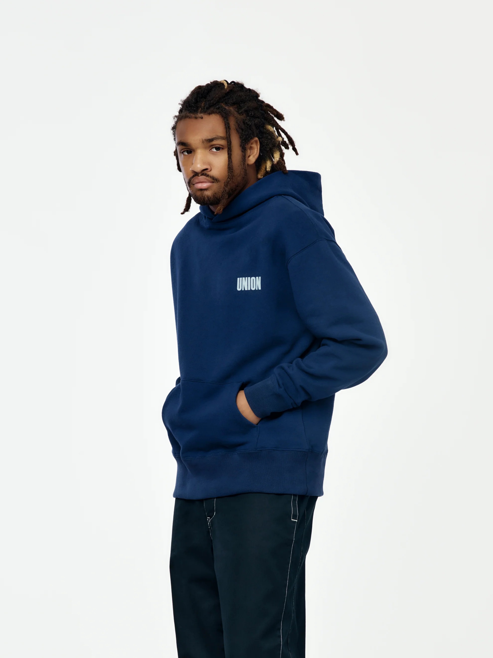 Frontin Hoodie (Deep Navy) - Image 2