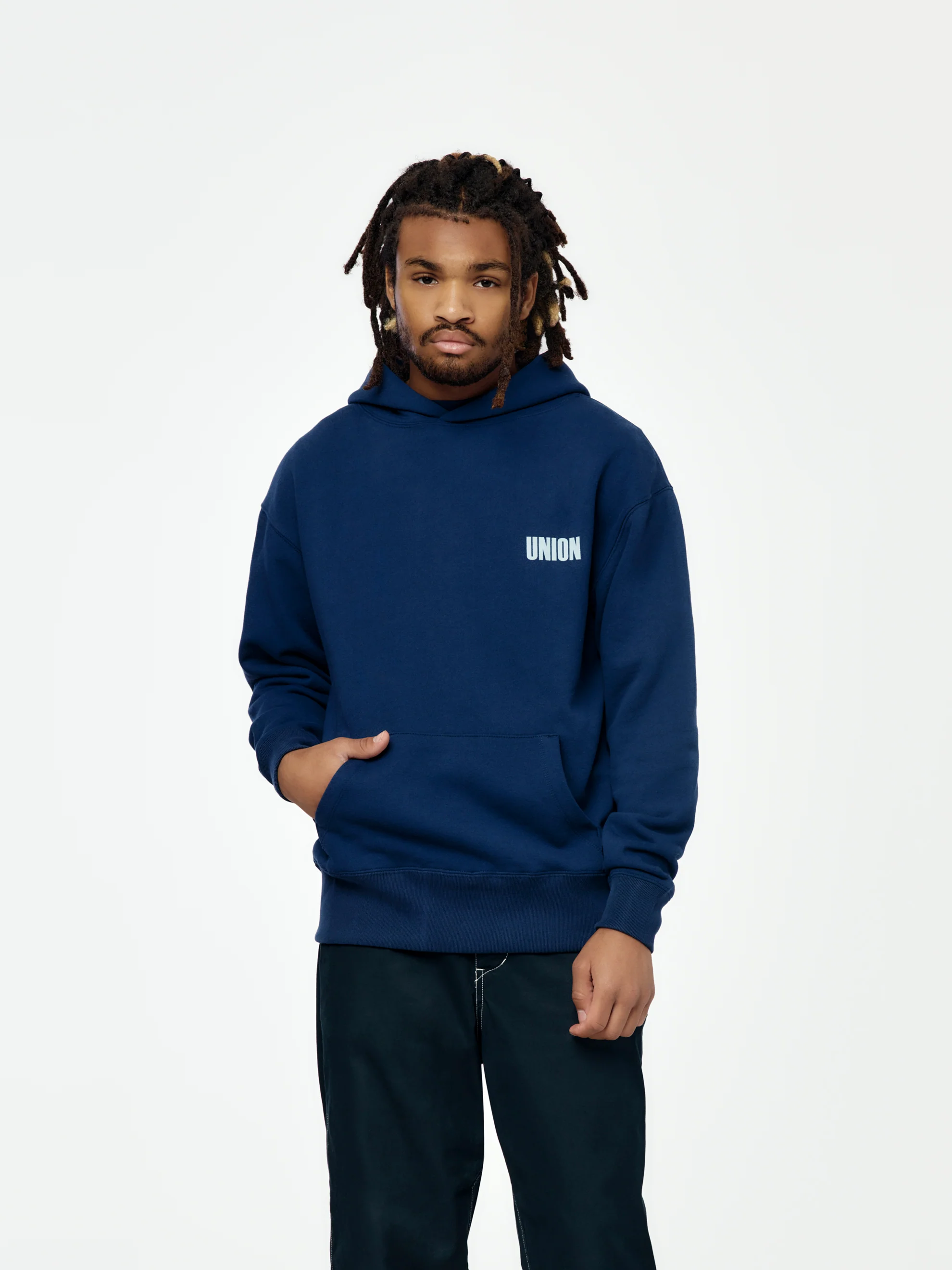 Frontin Hoodie (Deep Navy) - Image 3