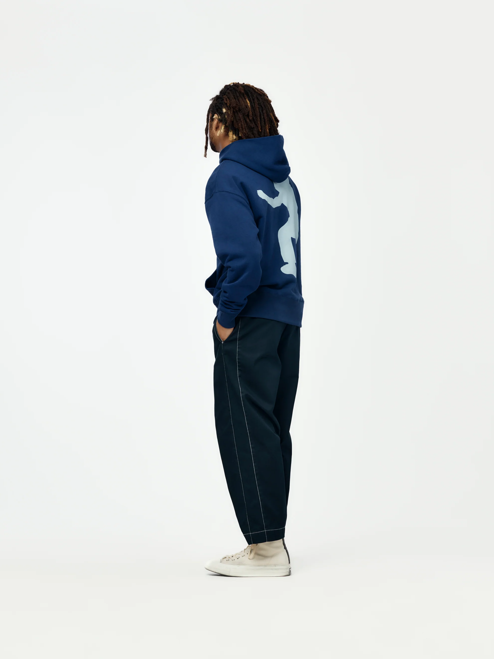 Frontin Hoodie (Deep Navy) - Image 4