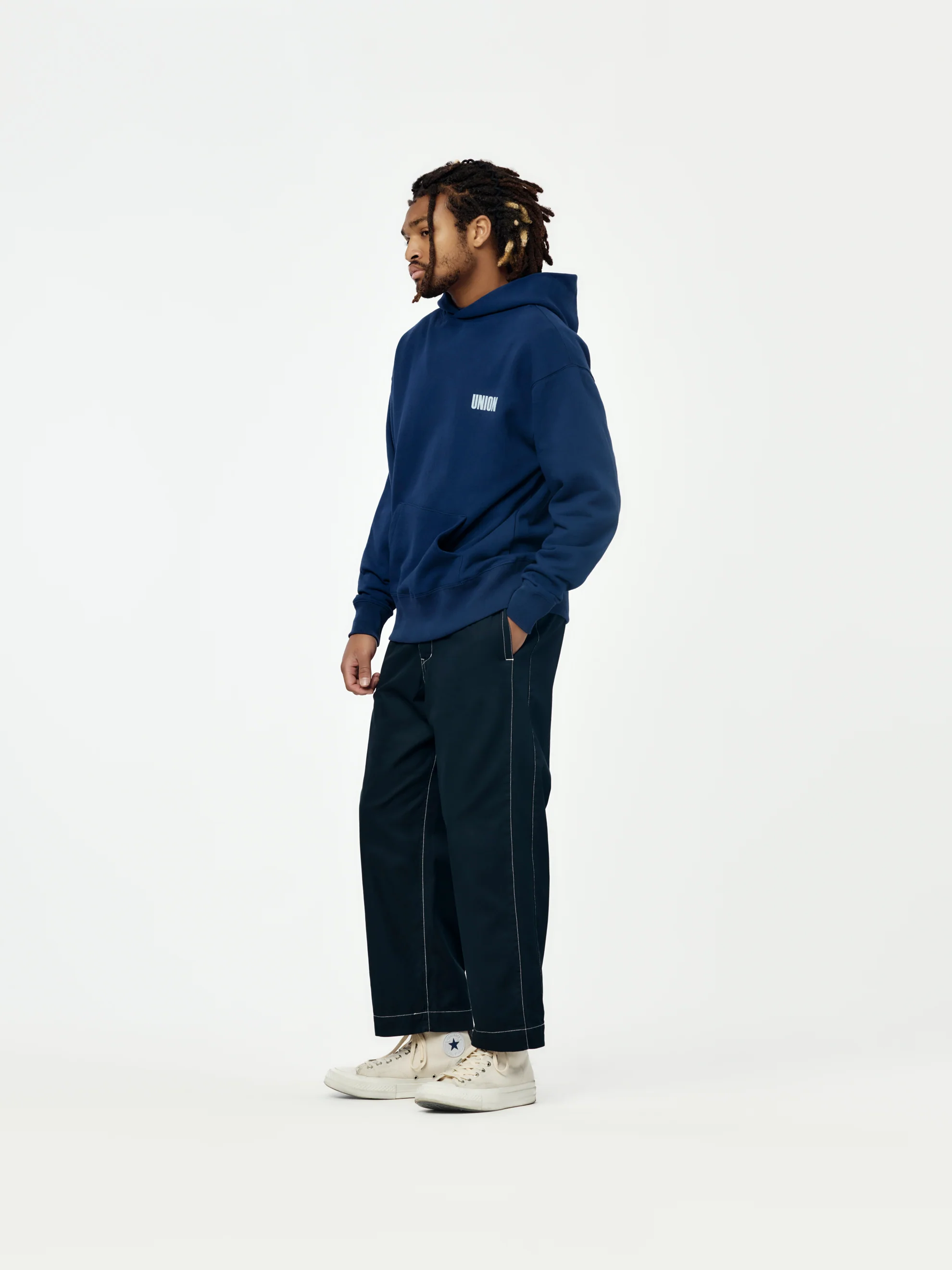 Frontin Hoodie (Deep Navy) - Image 5