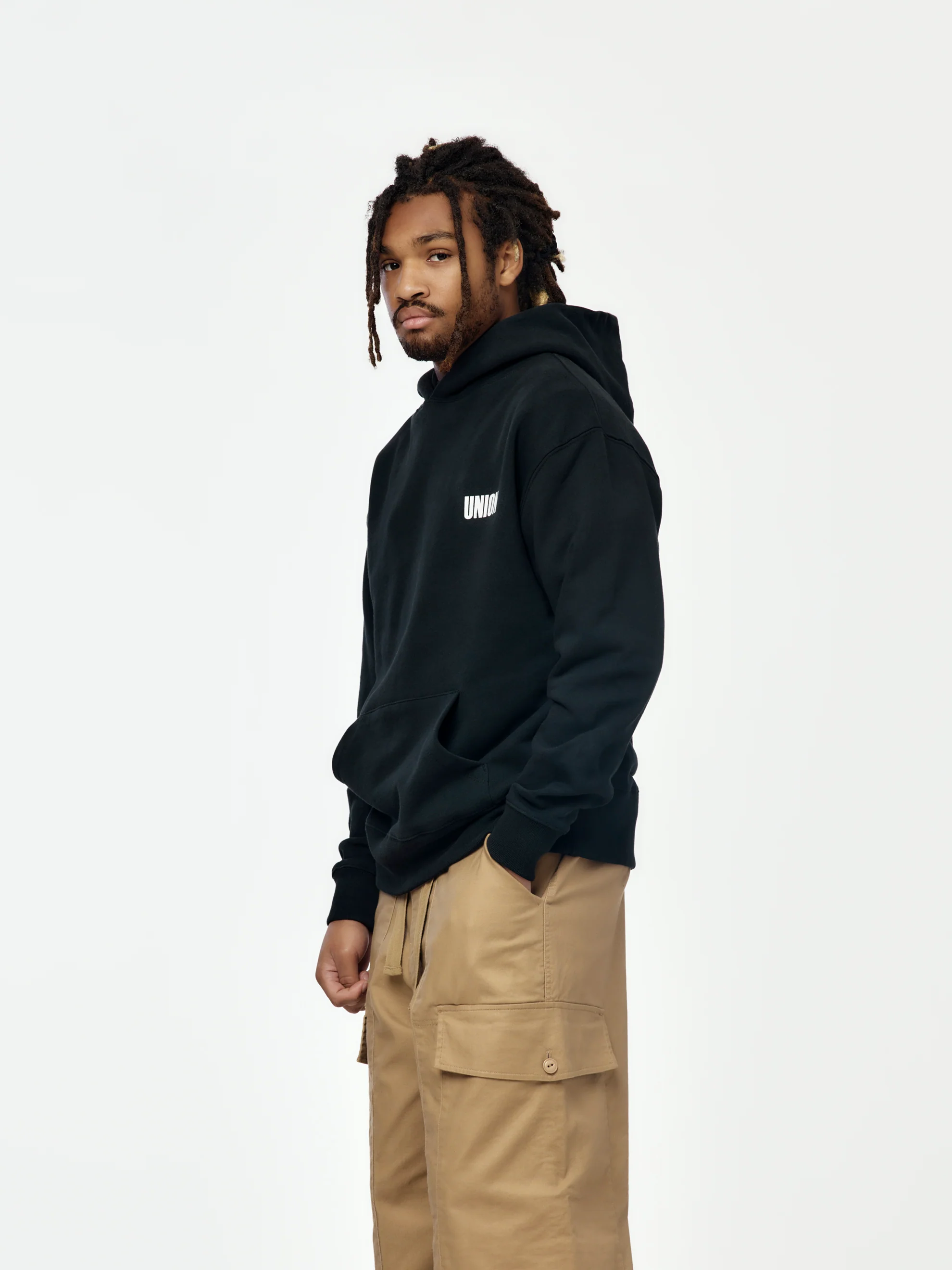 Frontin Hoodie (True Black) - Image 2