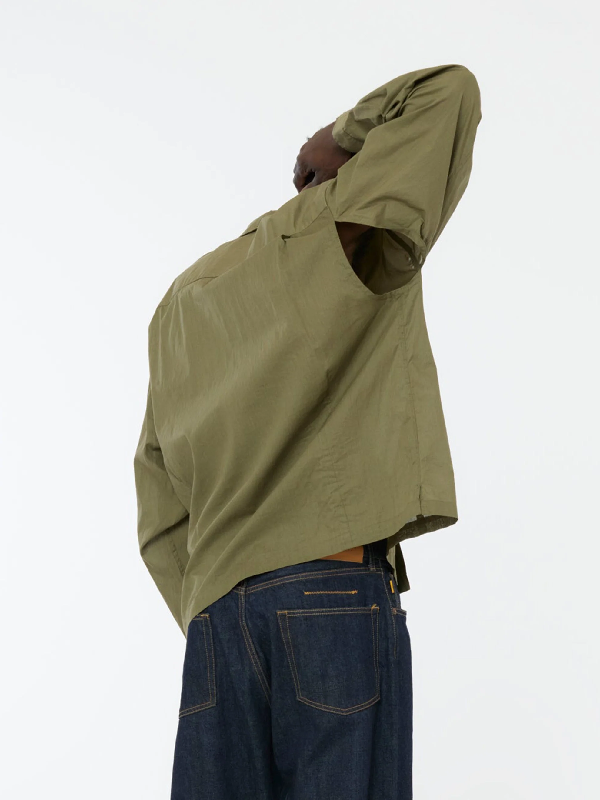 Collar BD Shirt (Olive) - Image 3