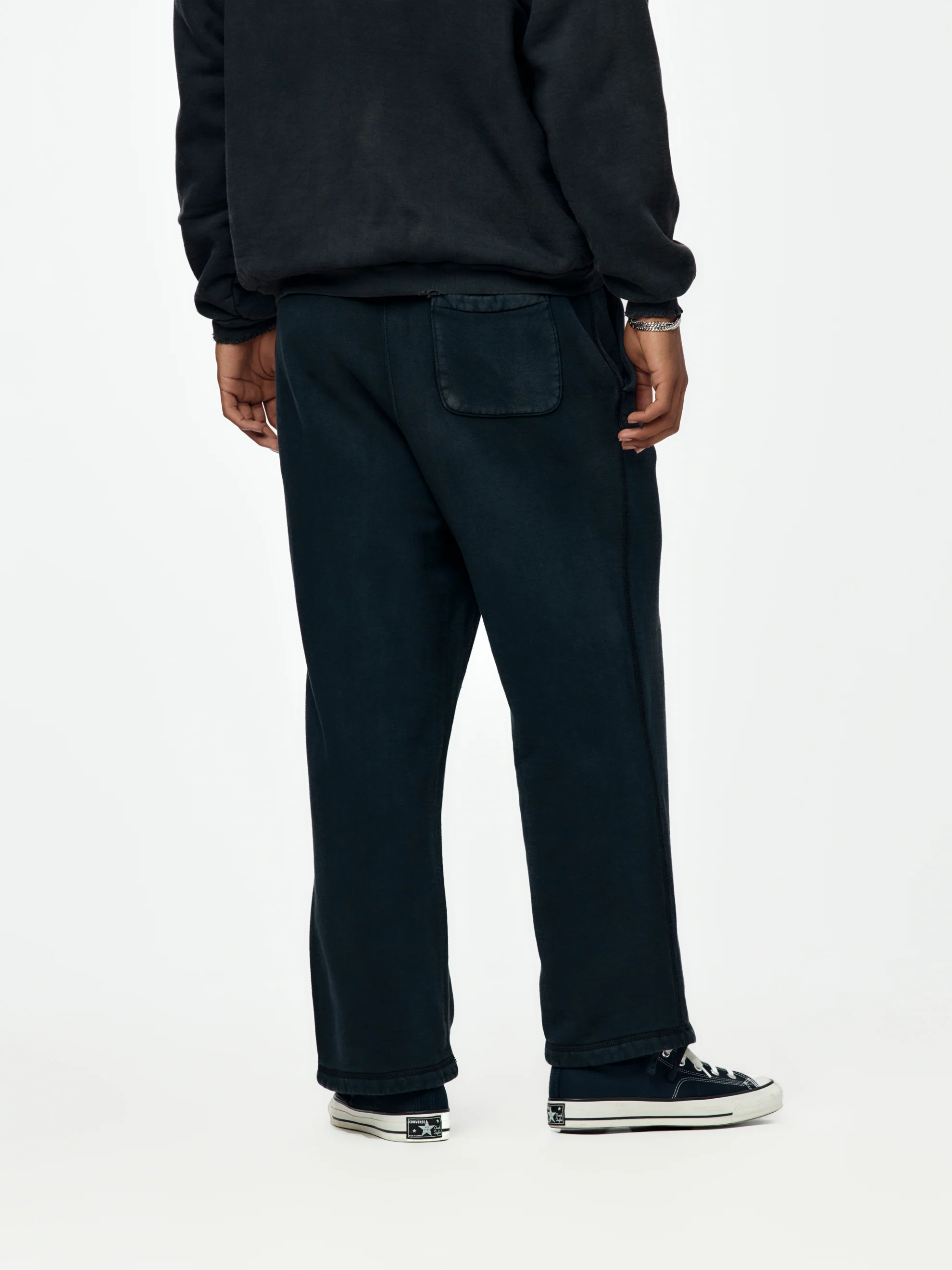 Vintage Sweatpants (Black) SIS - Image 3