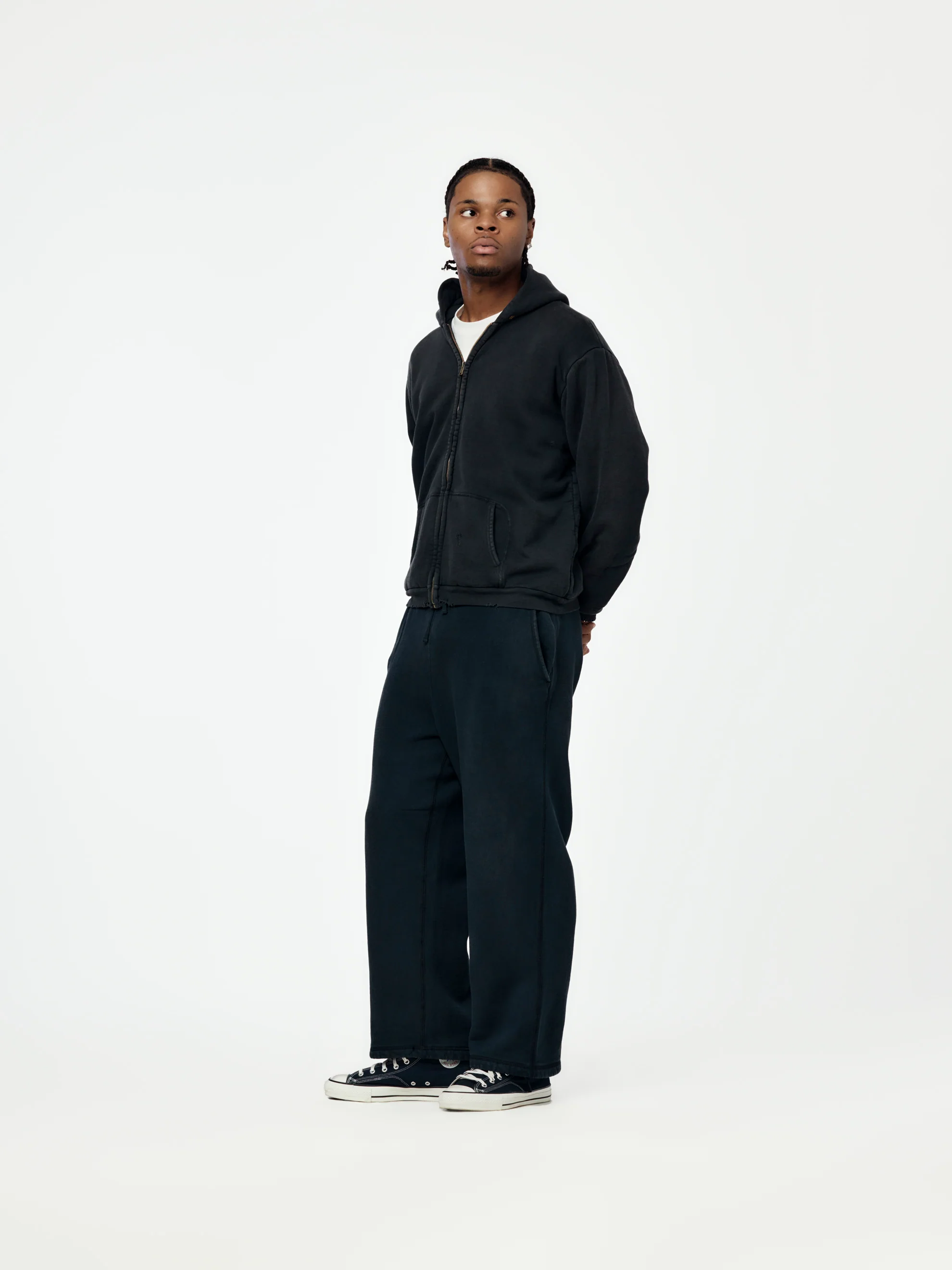 Vintage Sweatpants (Black) SIS - Image 4