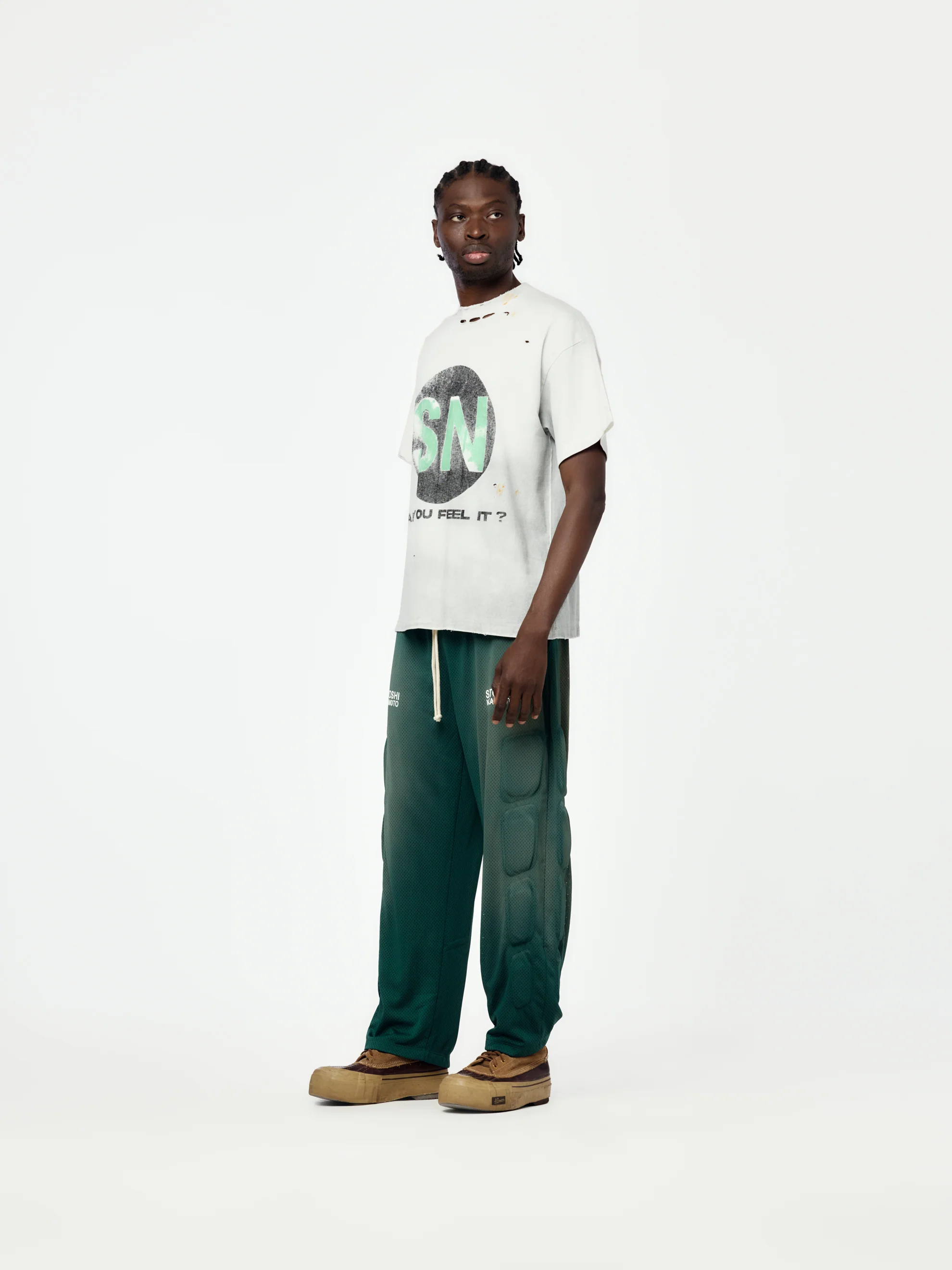 Mesh Moto Lounge Pant (Green) - Image 4