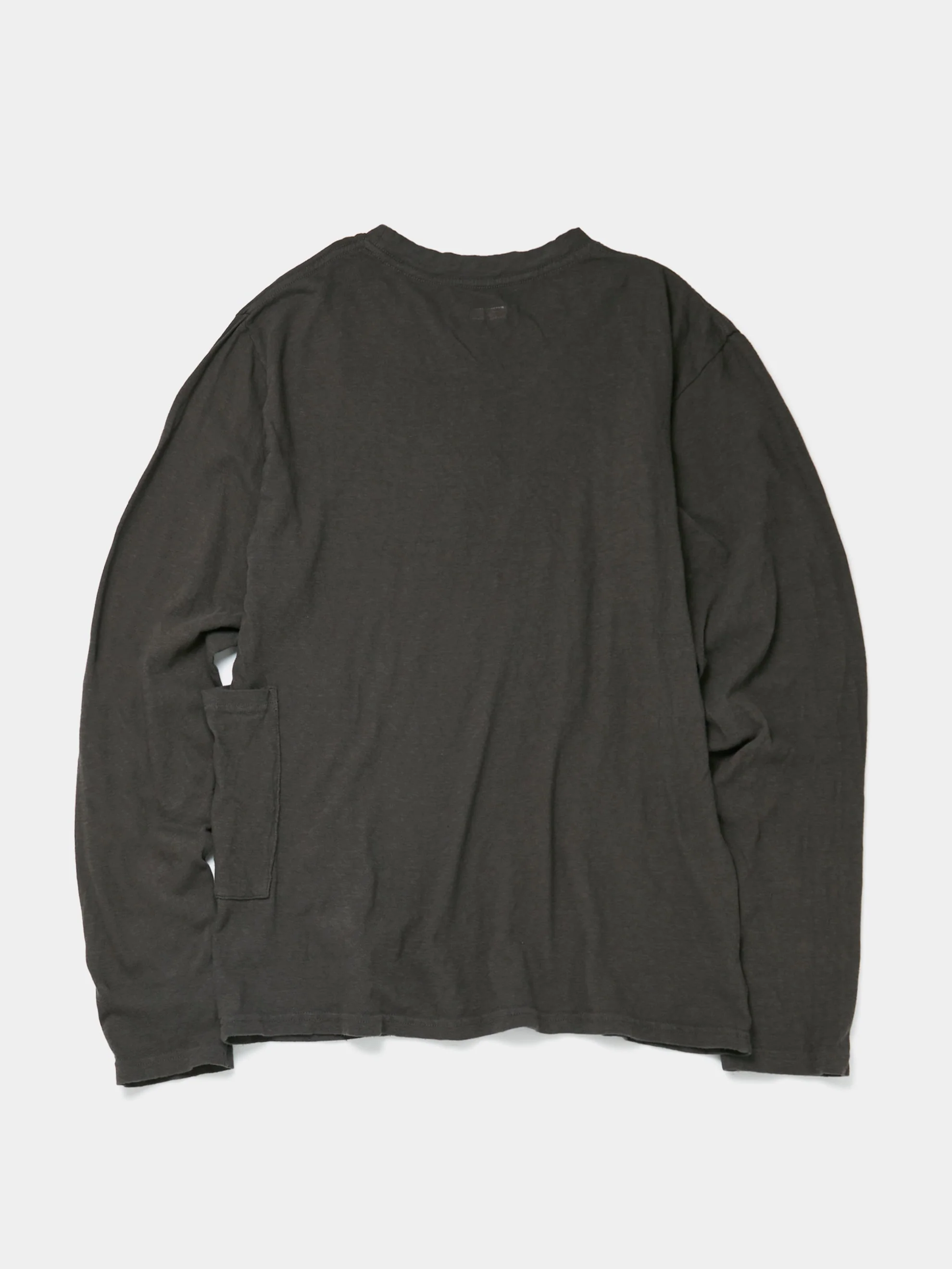 Gauze Biscuit L/S Tee (Ink Black) - Image 2