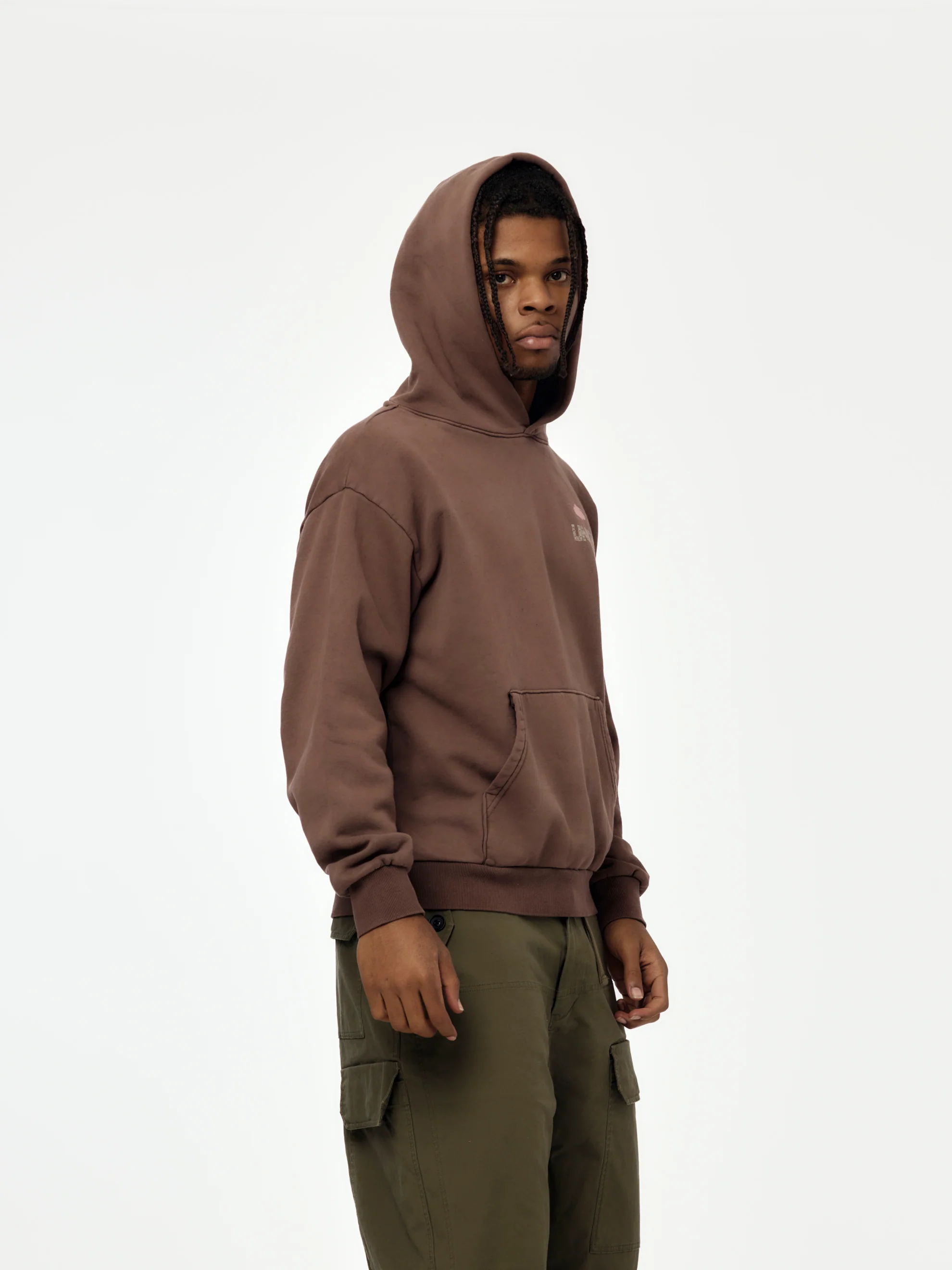 Union x HEADQUARTER Guerrero Venado Hoodie (Clove) - Image 2