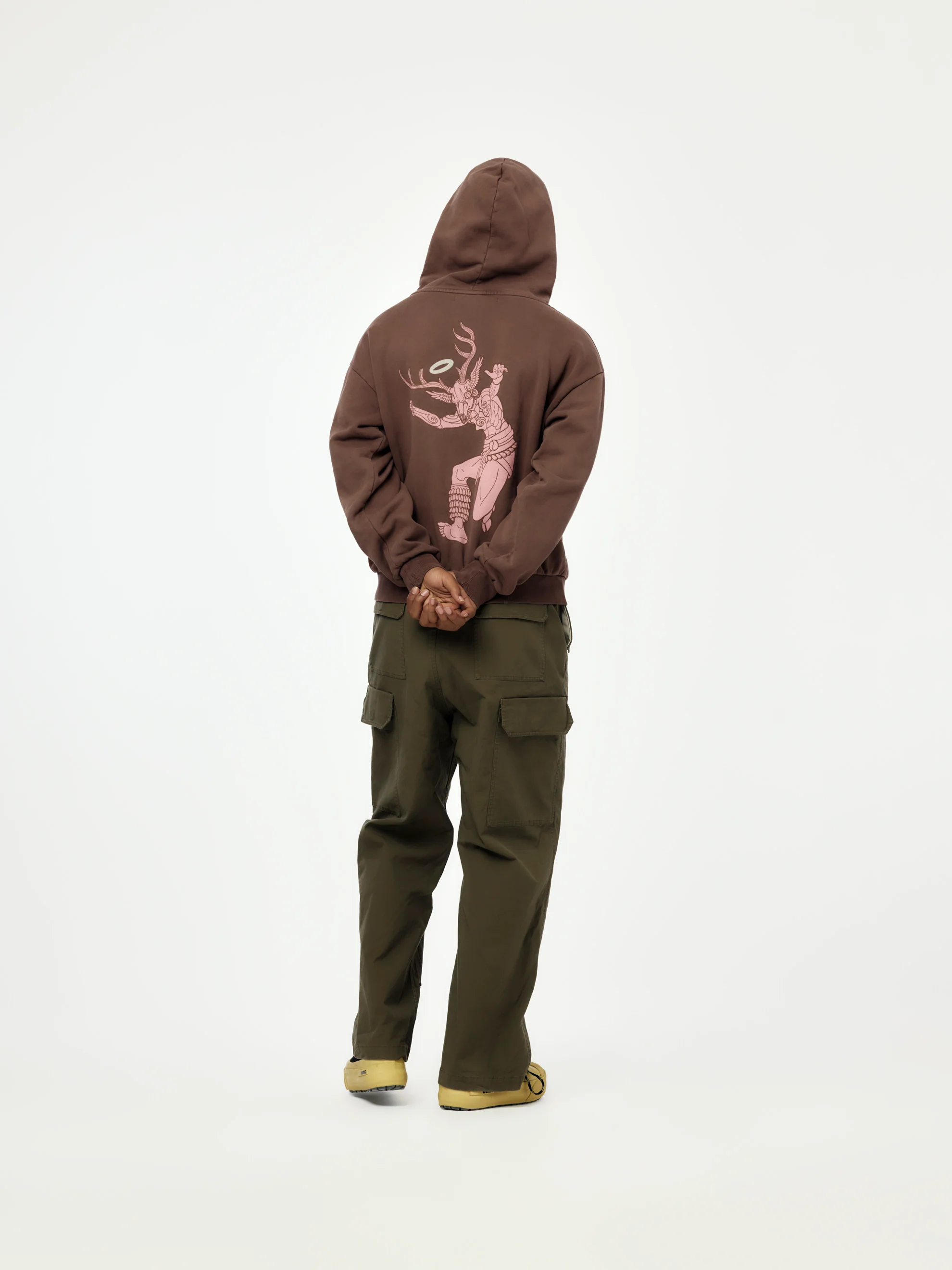 Union x HEADQUARTER Guerrero Venado Hoodie (Clove) - Image 5