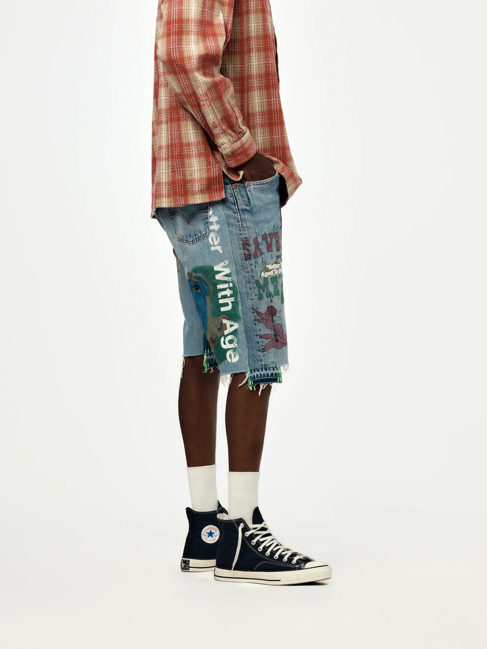 Harrison Triple-Wide Denim Short (Indigo/Assorted) - Image 2