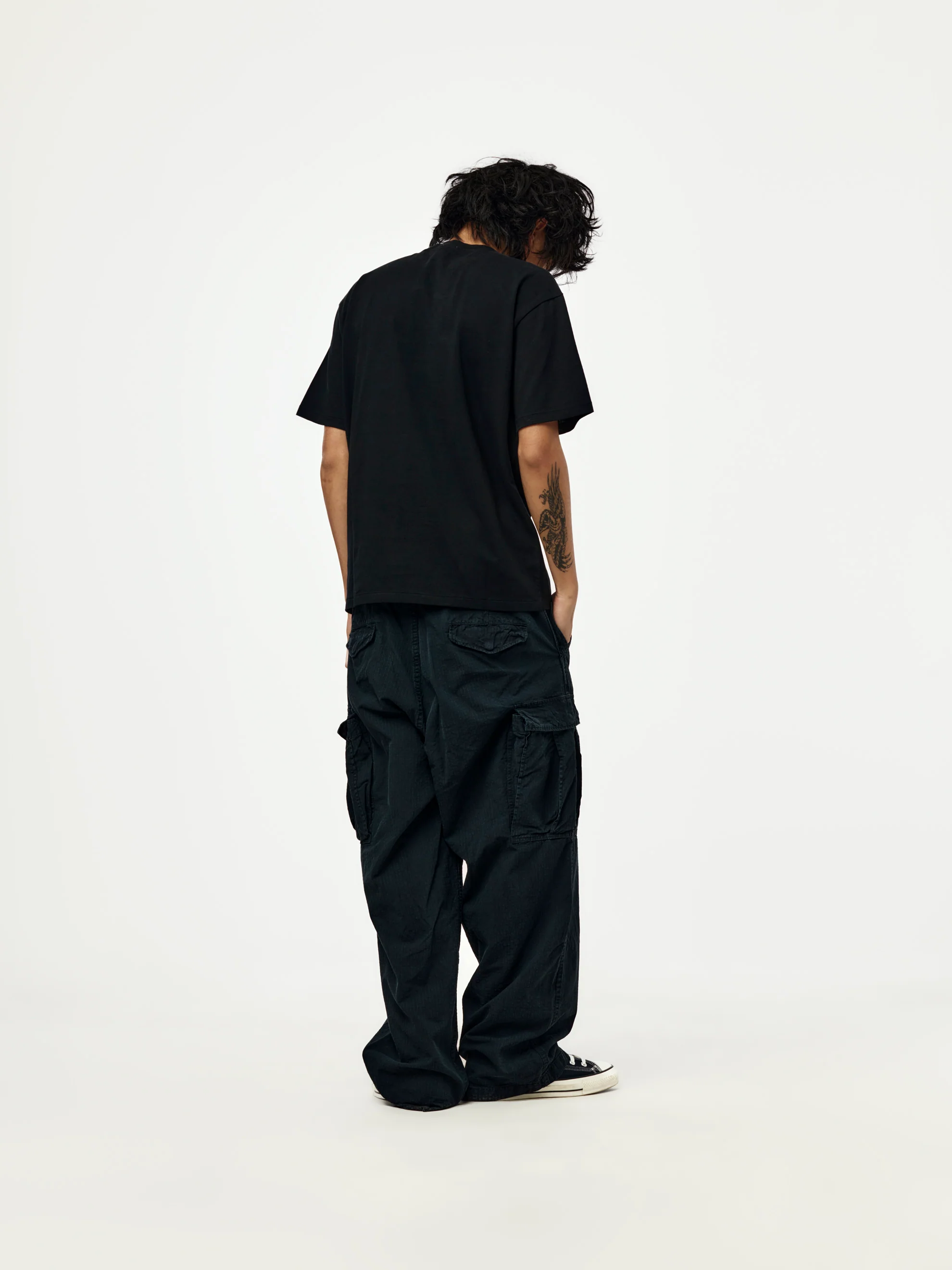 Heavy Weight T-Shirt (BLACK) (SIS) - Image 5