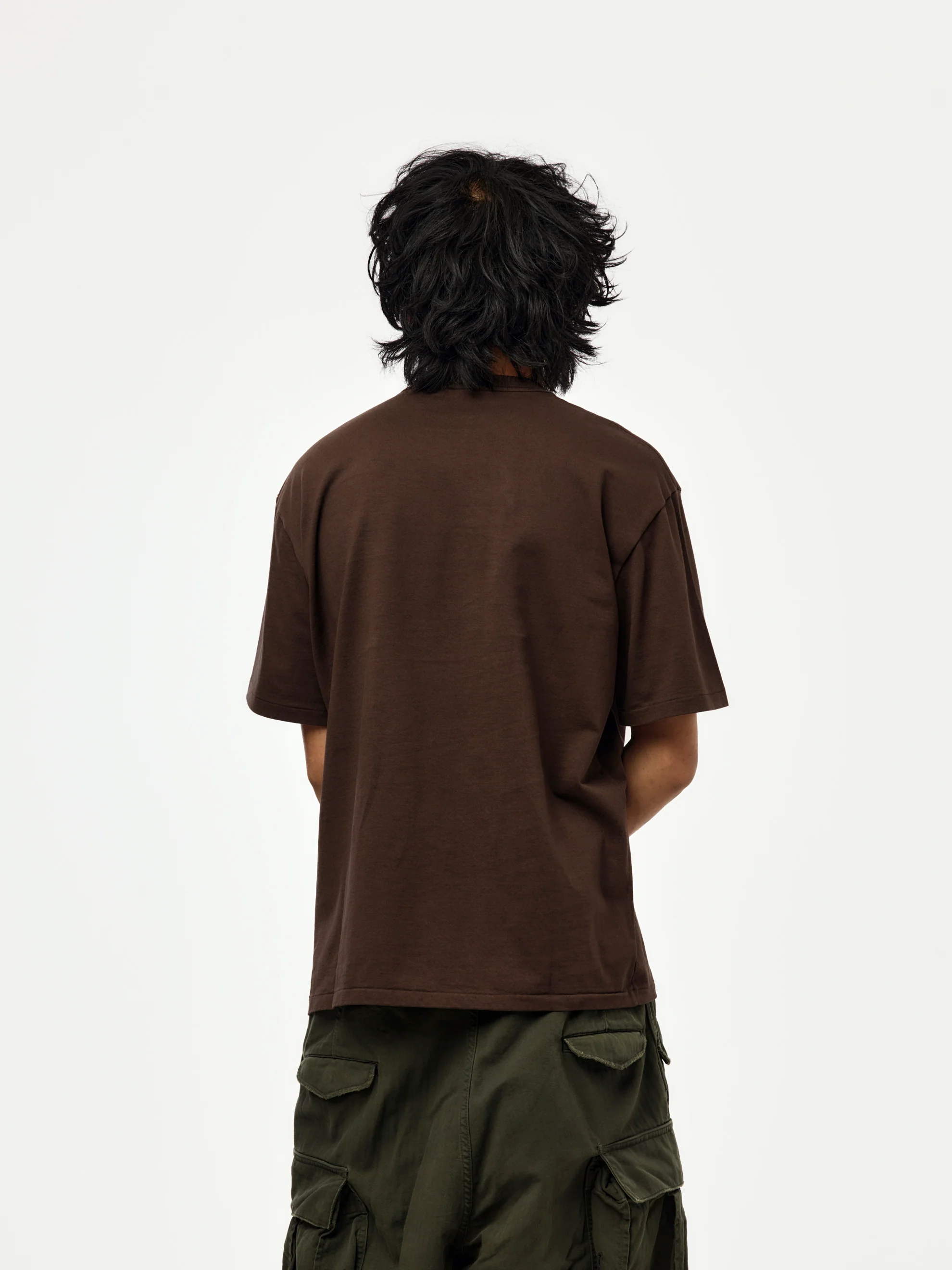 Heavy Weight T-Shirt (BROWN) (SIS) - Image 3