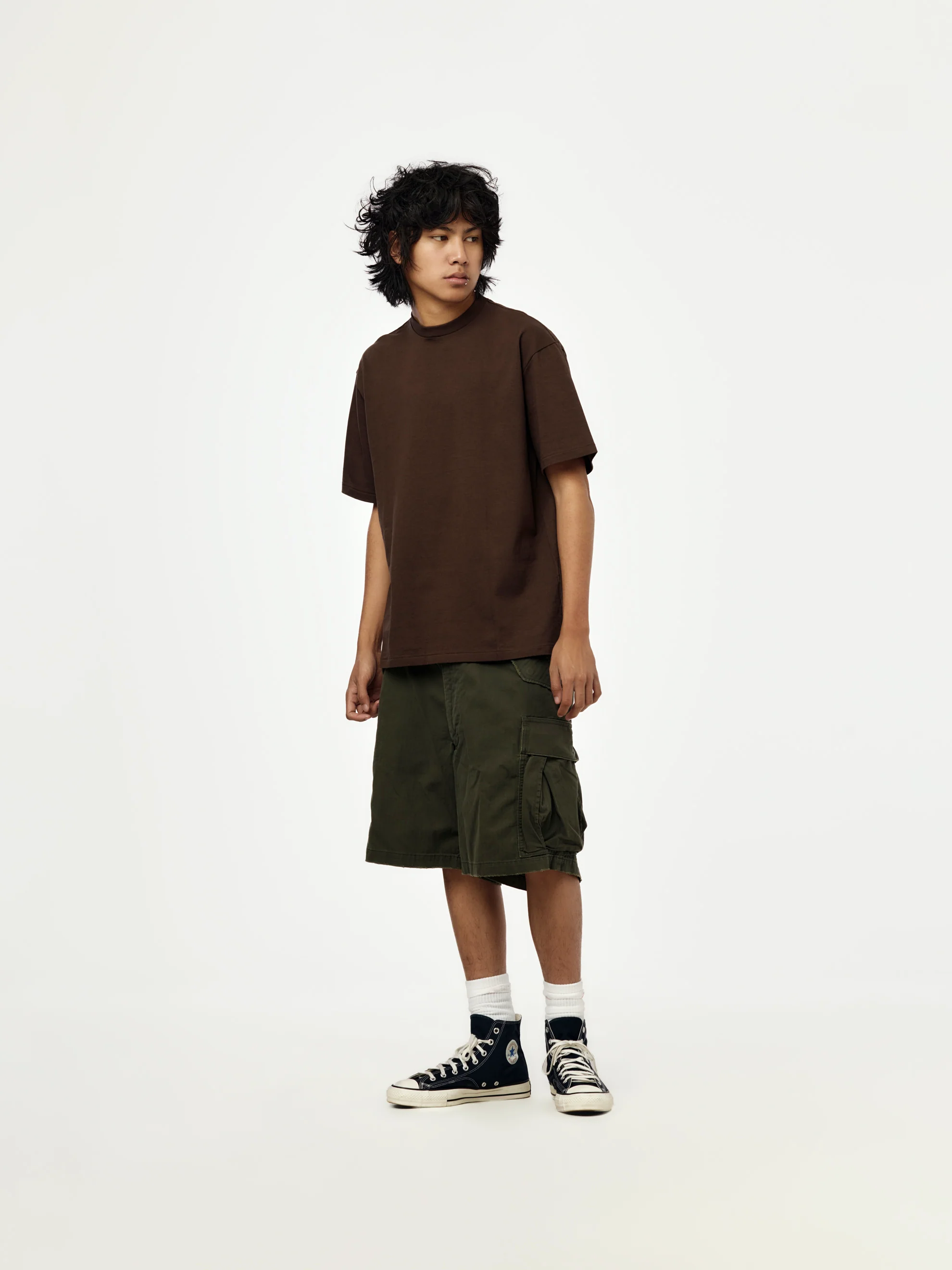 Heavy Weight T-Shirt (BROWN) (SIS) - Image 4