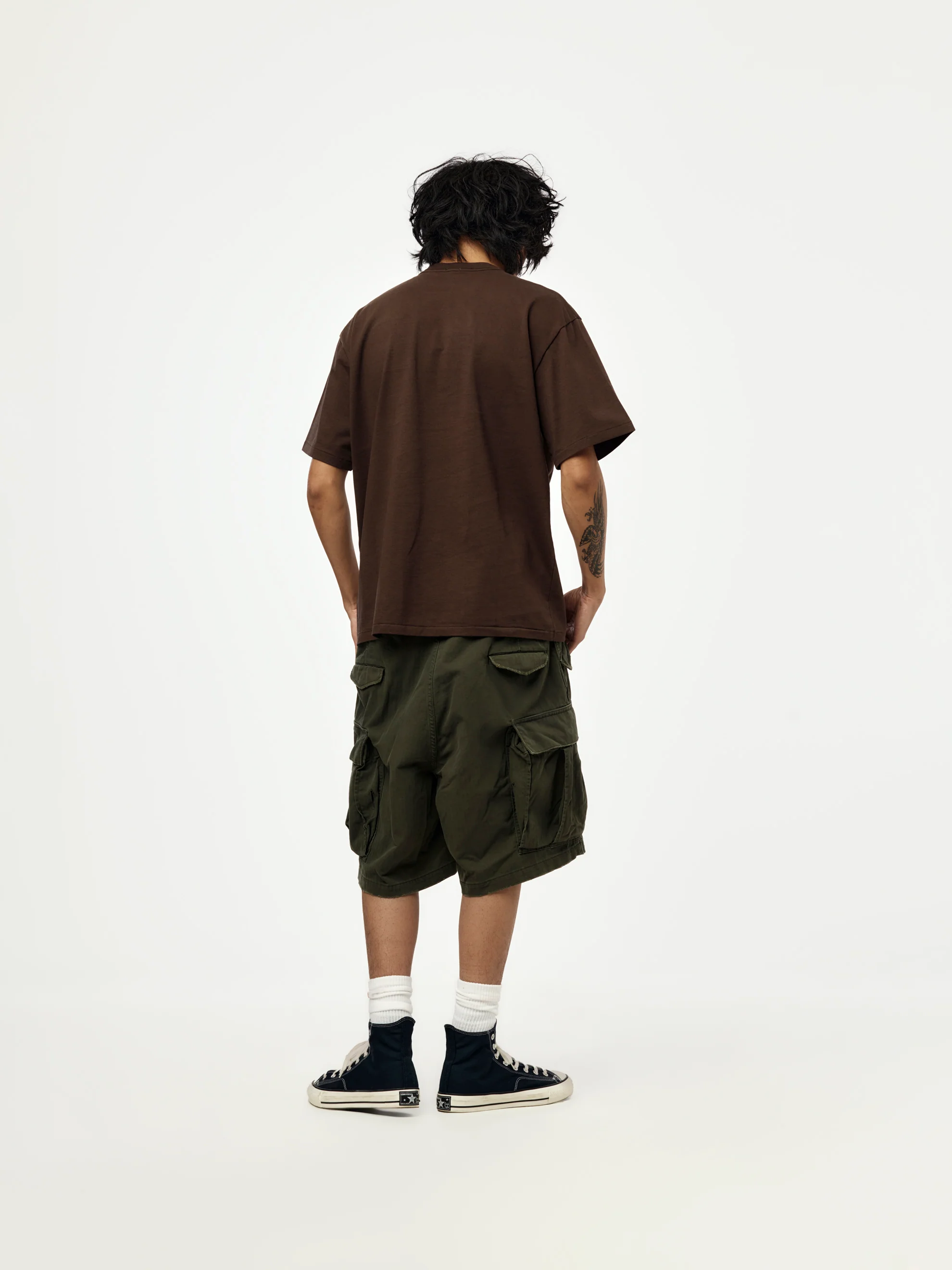 Heavy Weight T-Shirt (BROWN) (SIS) - Image 5