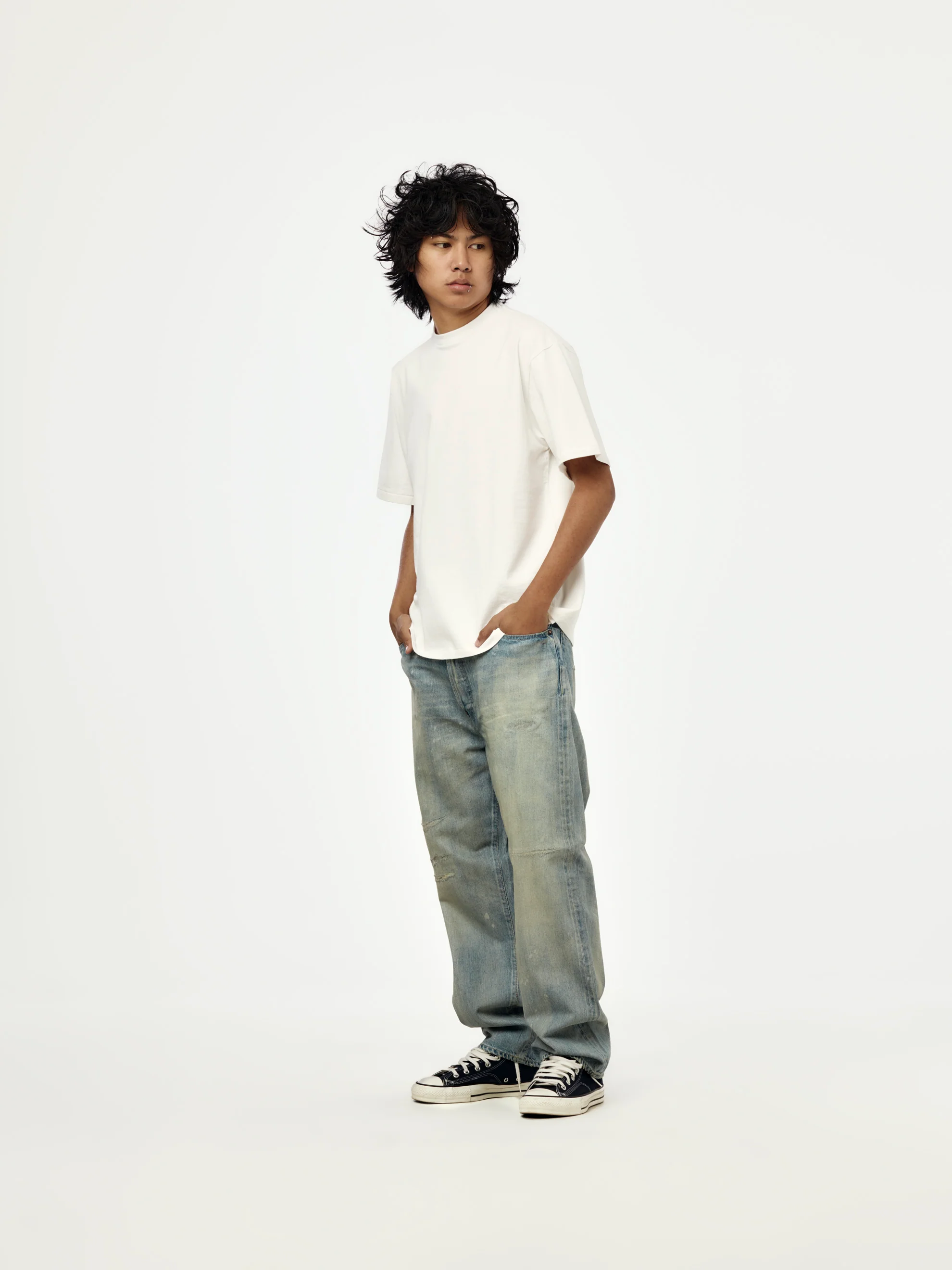 Heavy Weight T-Shirt (WHITE) (SIS) - Image 4