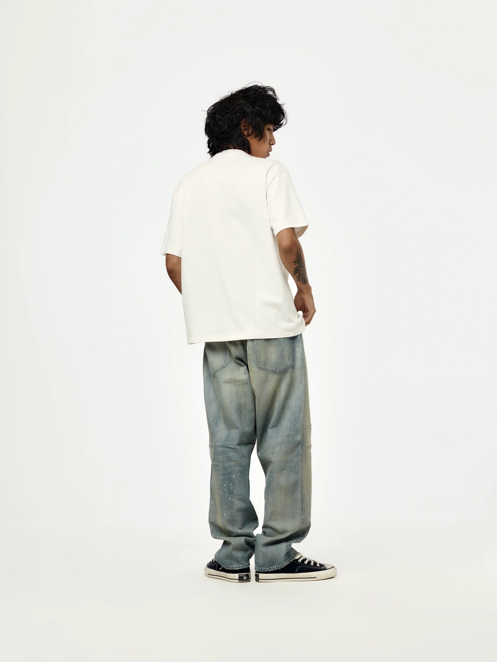 Heavy Weight T-Shirt (WHITE) (SIS) - Image 5