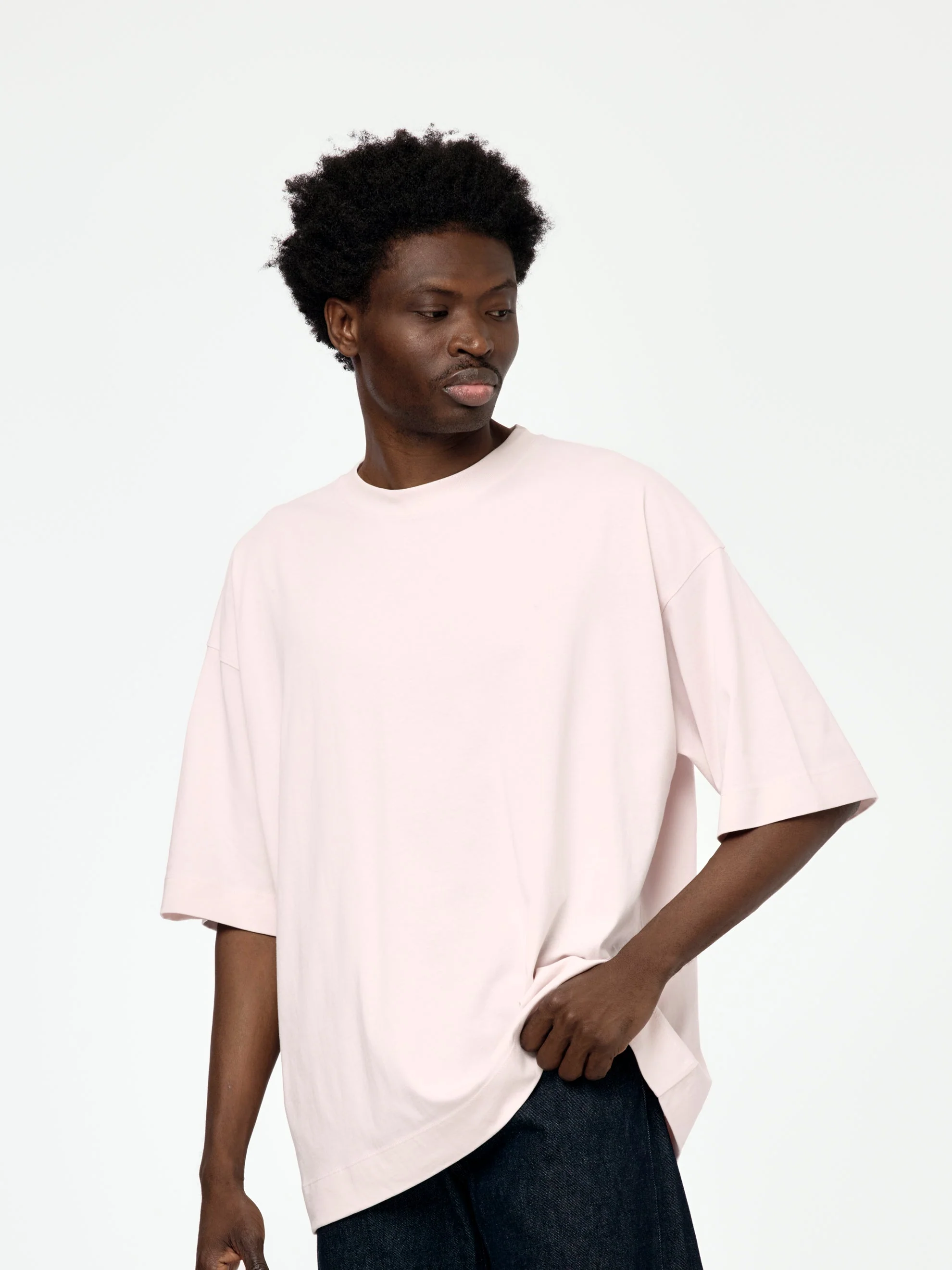 Hen S/S T-Shirt (Pale Pink)