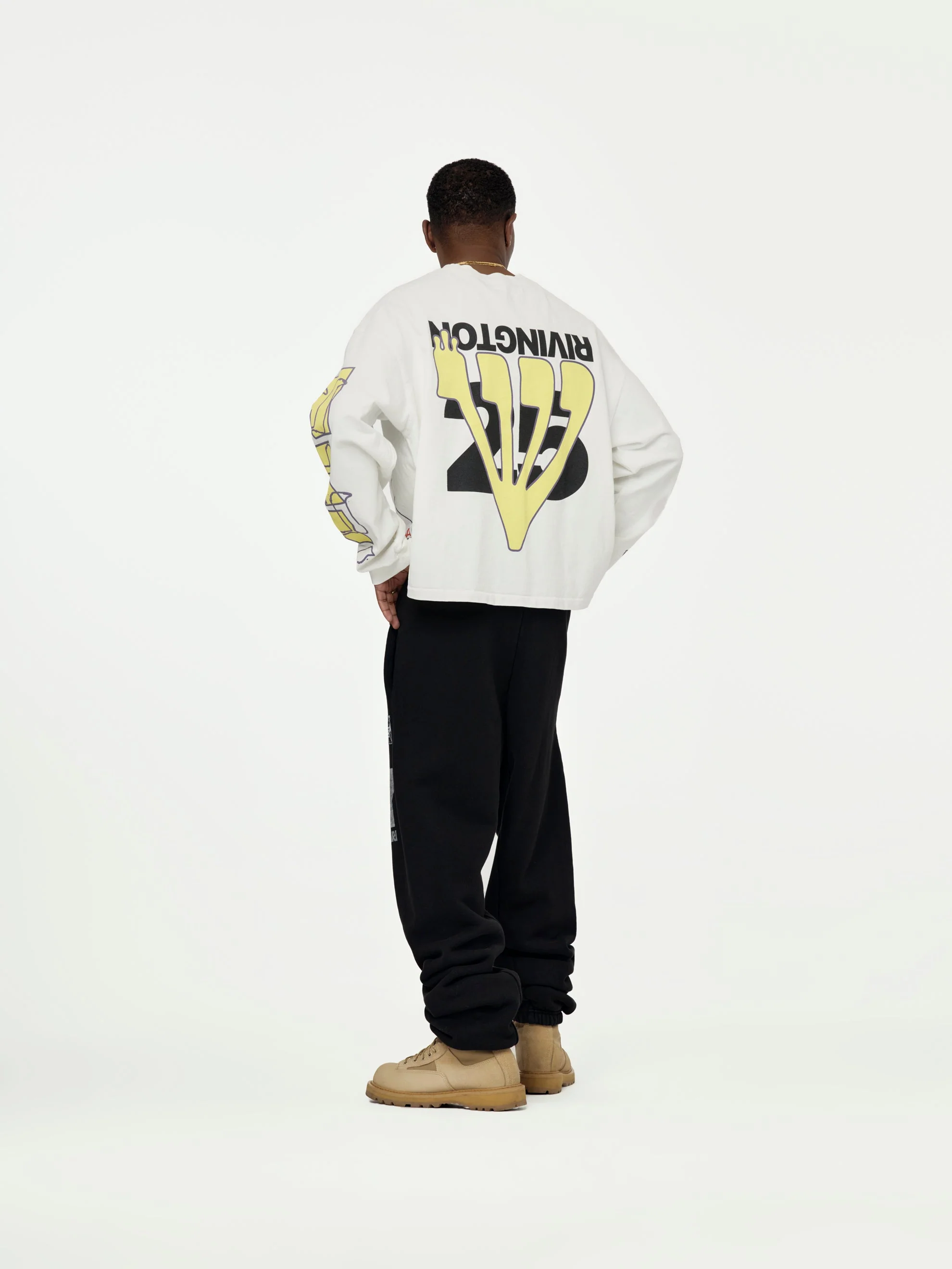 His Own Racing LS Tee (Optic White) - Image 4