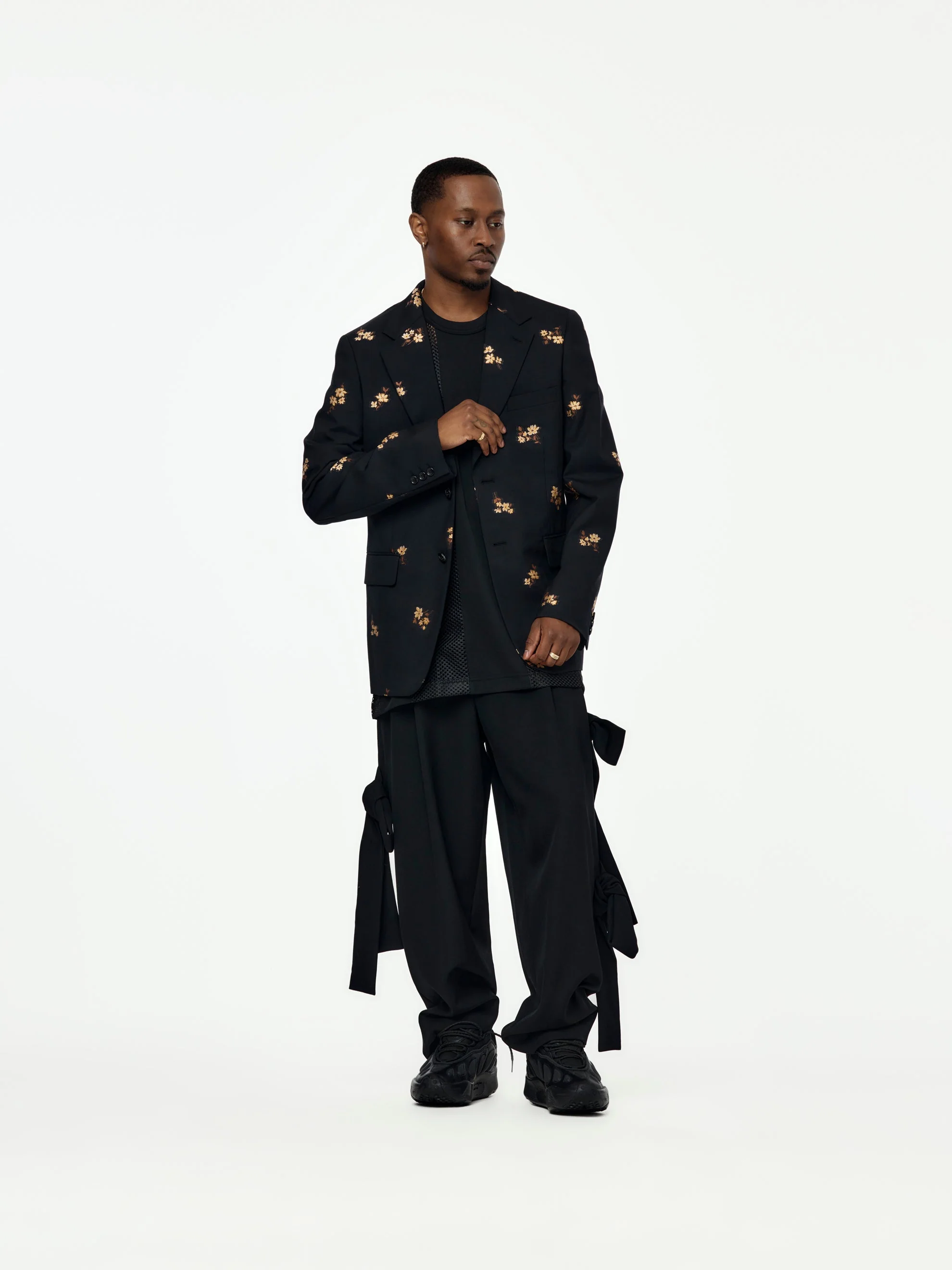 Homme Plus Jacket (Black / Multi) - Image 4