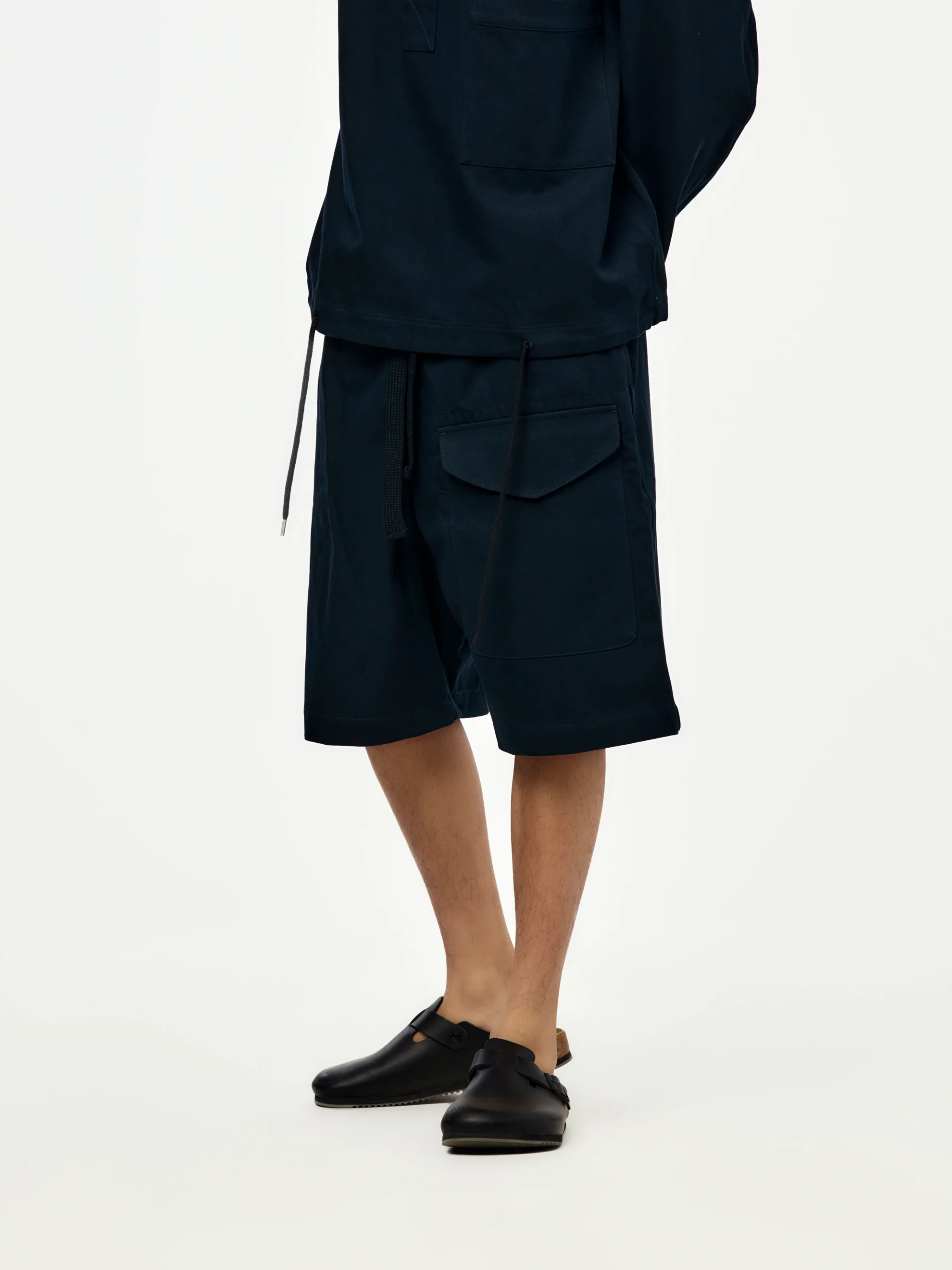 Ikaria Patch Pocket Drawstring Short (Indigo) - Image 2