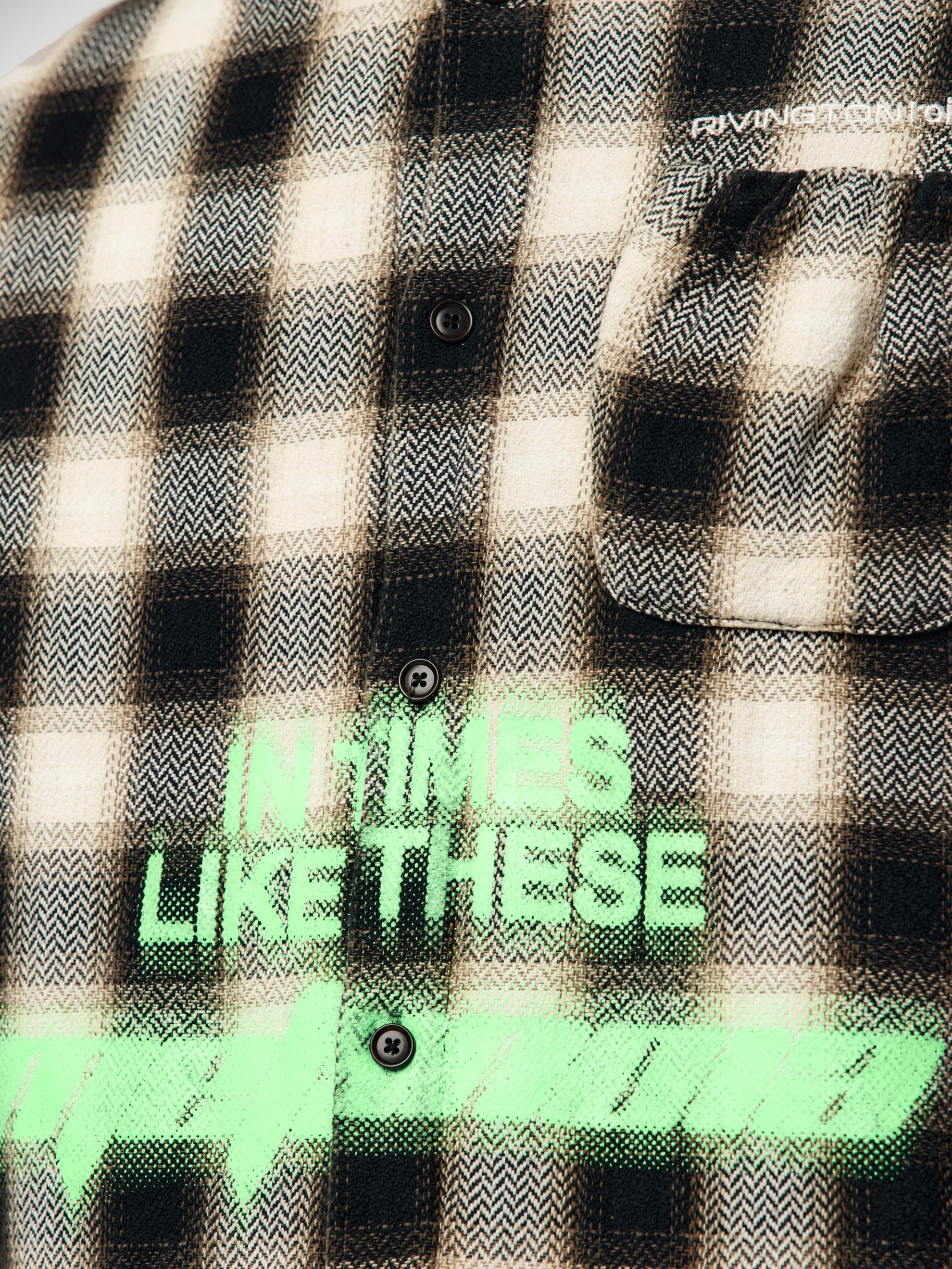In Times Like These Abraxas (Black Plaid) - Image 6