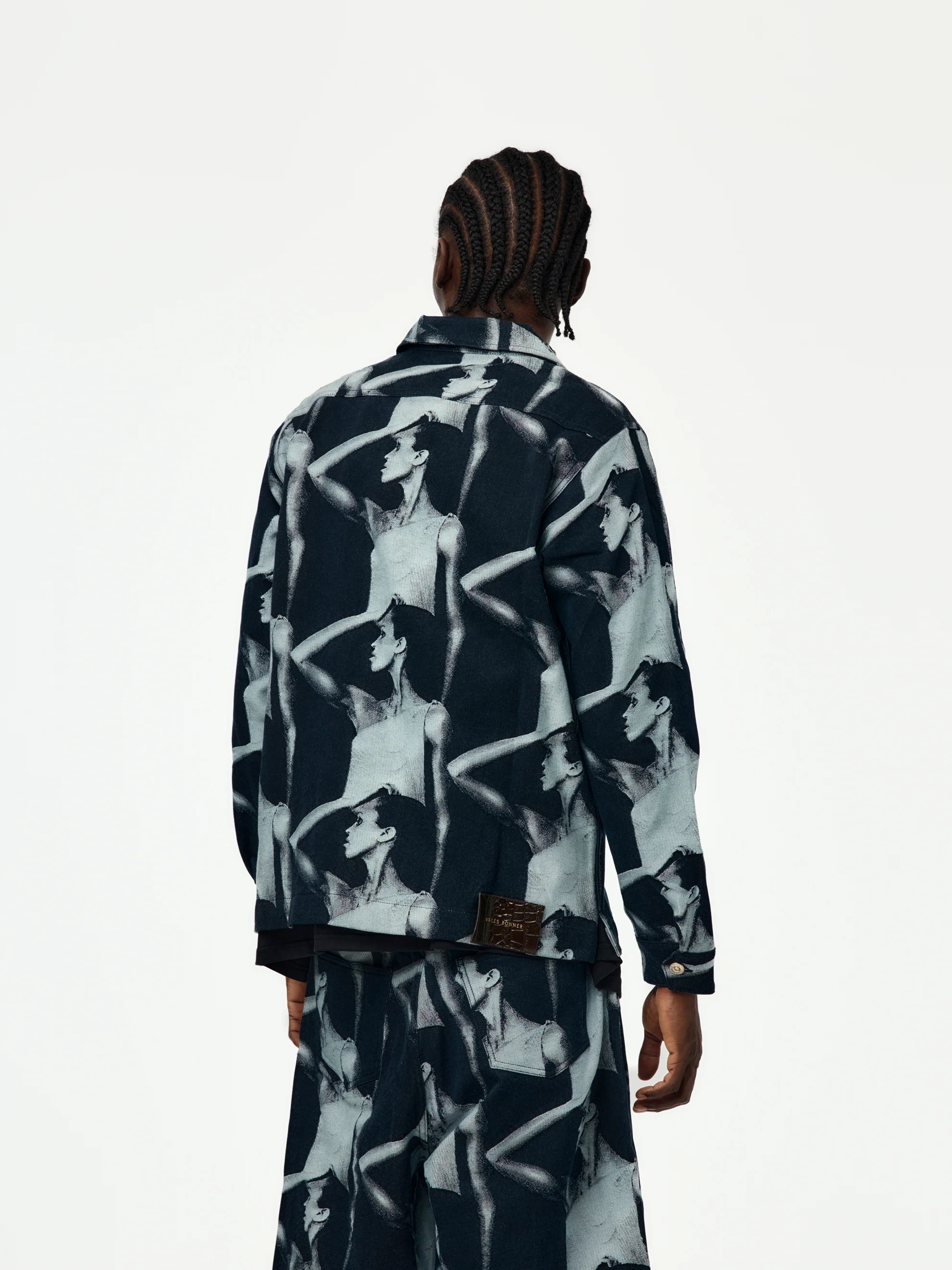 Jet Zip Jacket (Jacquard Face Denim) - Image 3