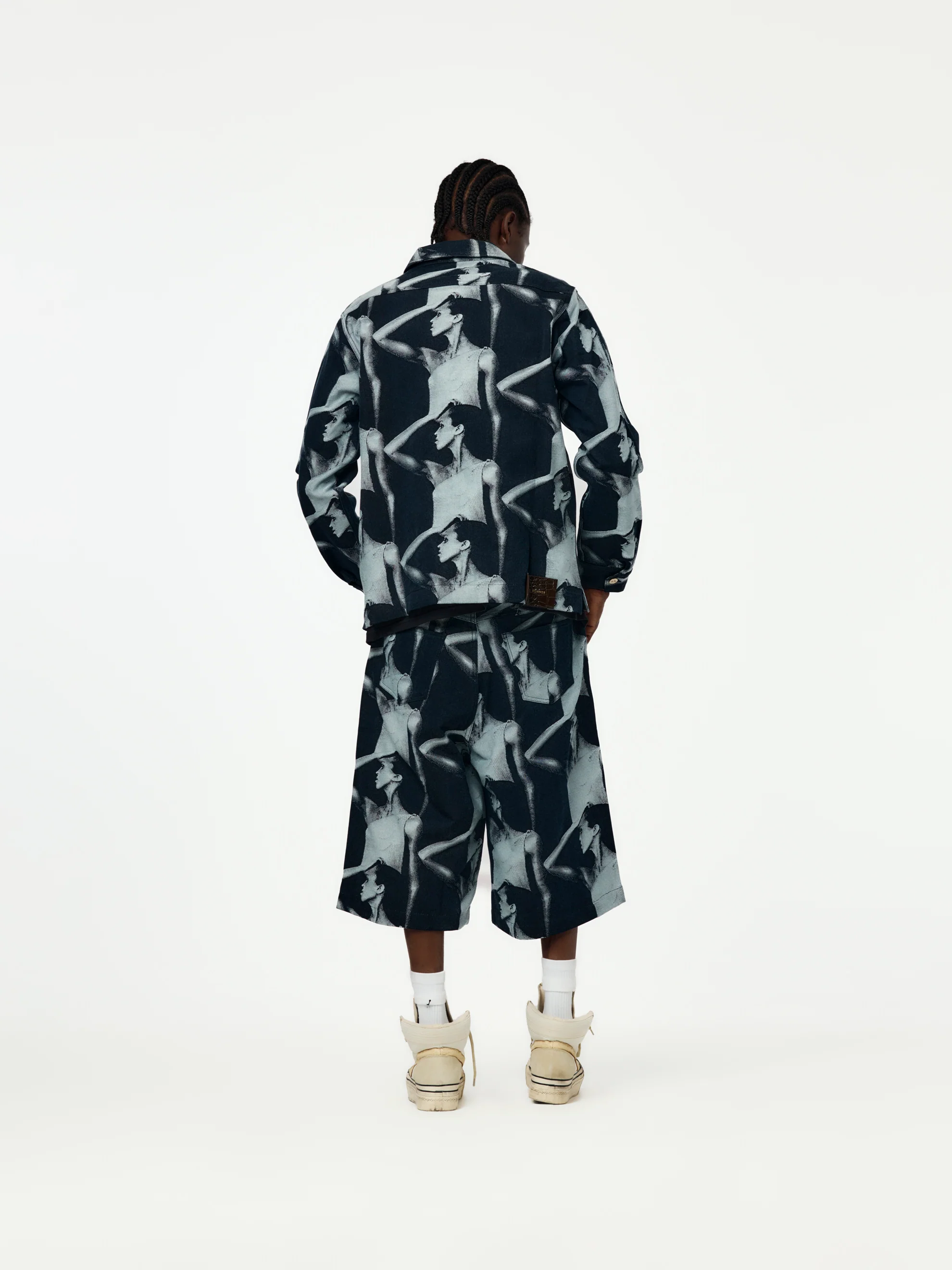 Jet Zip Jacket (Jacquard Face Denim) - Image 5