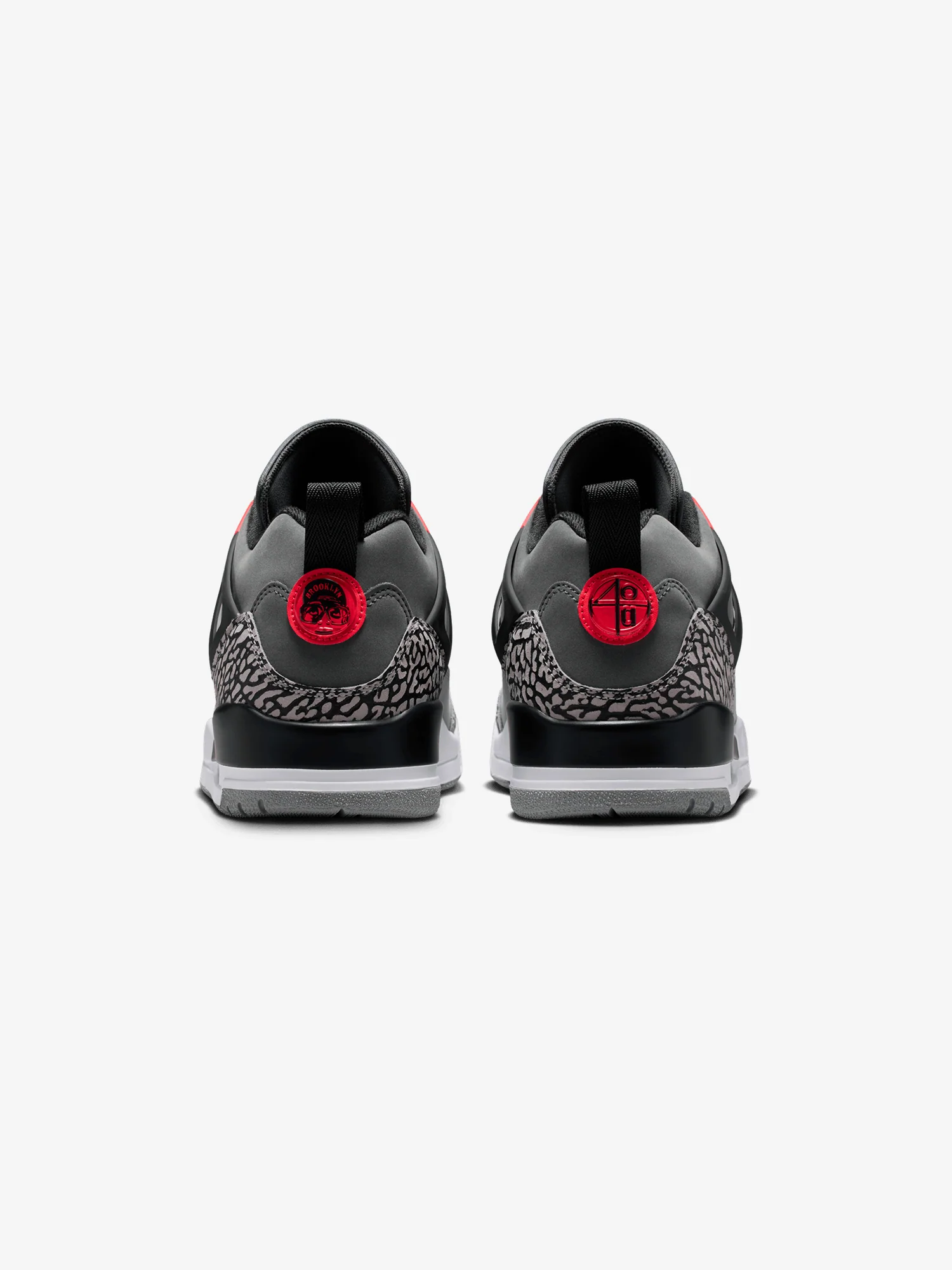 Jordan Spizike Low (DARK GREY/INFRARED-BLACK-CEMENT GREY) - Image 4