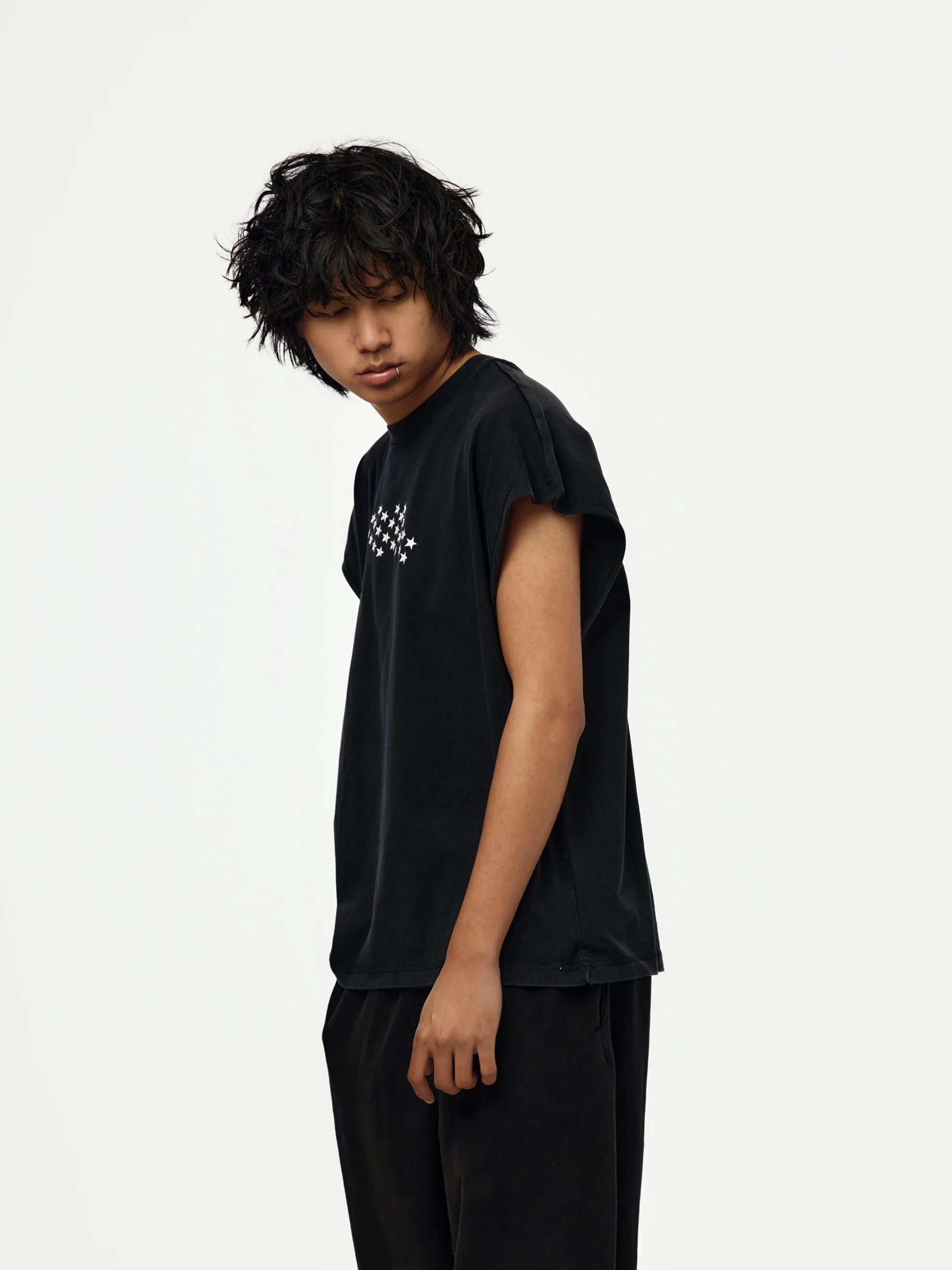 Jordan x IH Cutt-Off T-Shirt (BLACK) - Image 2