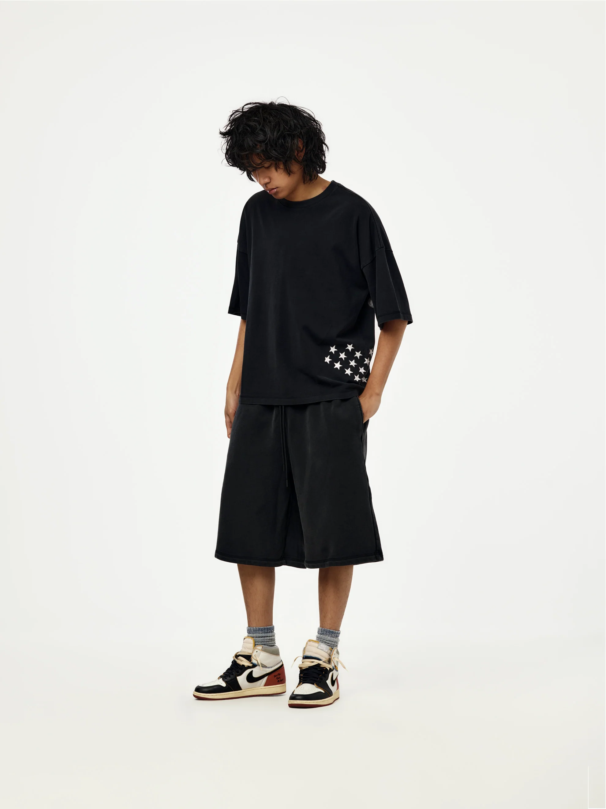 Jordan x IH Shorts (BLACK) - Image 4