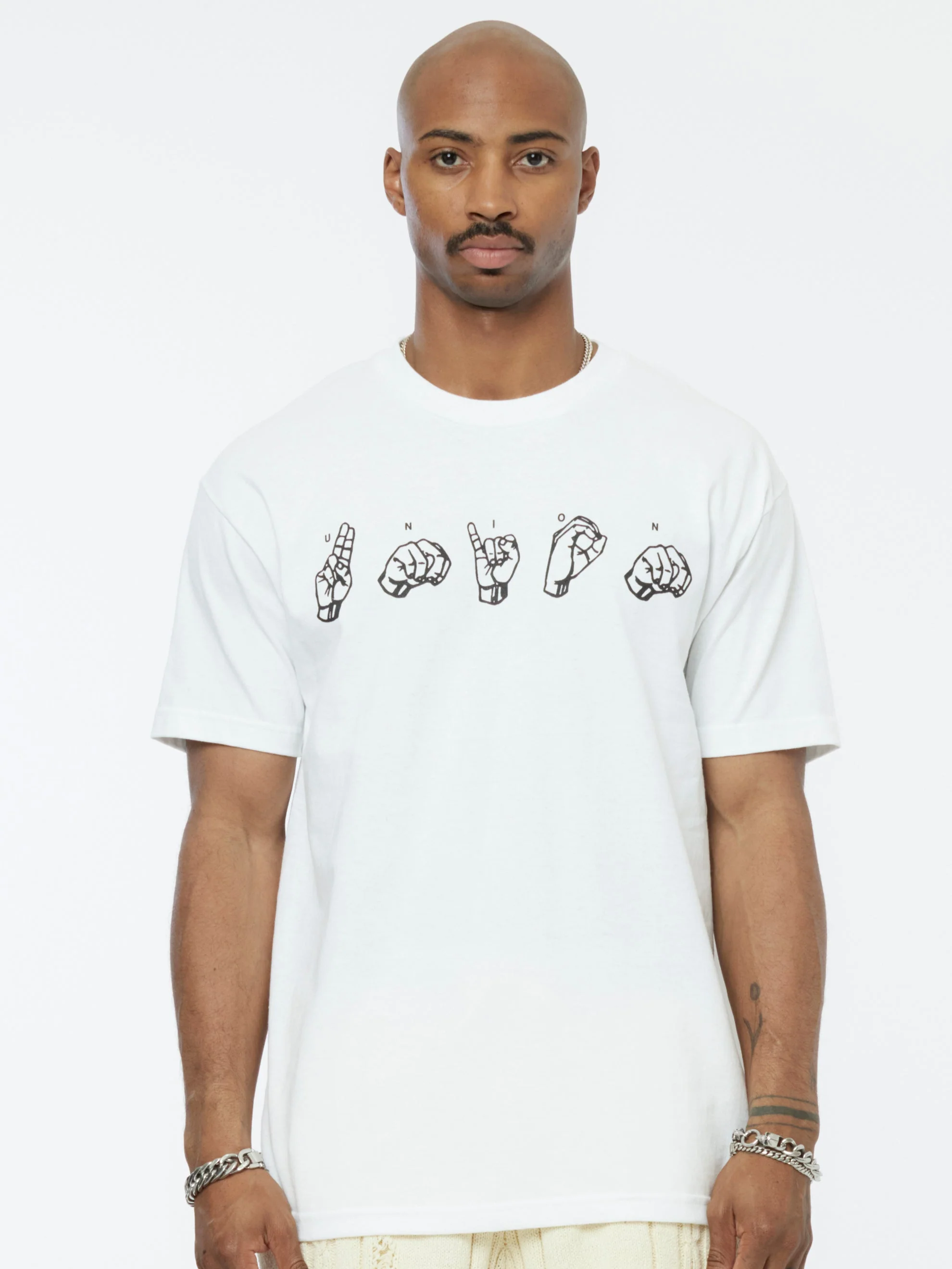Language Tee (Optic White) - Image 2