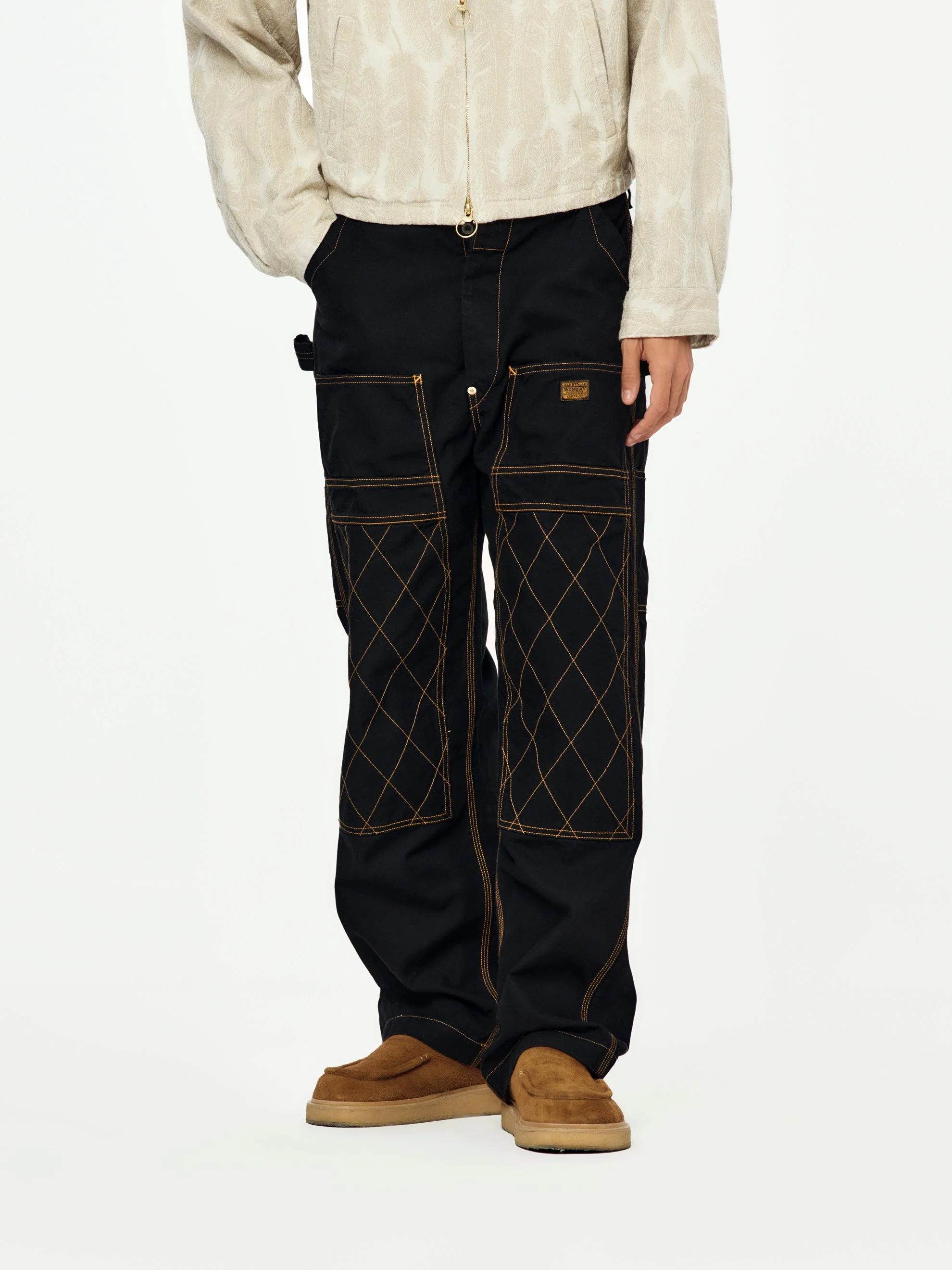 Light Canvas LUMBER Pants (Black)