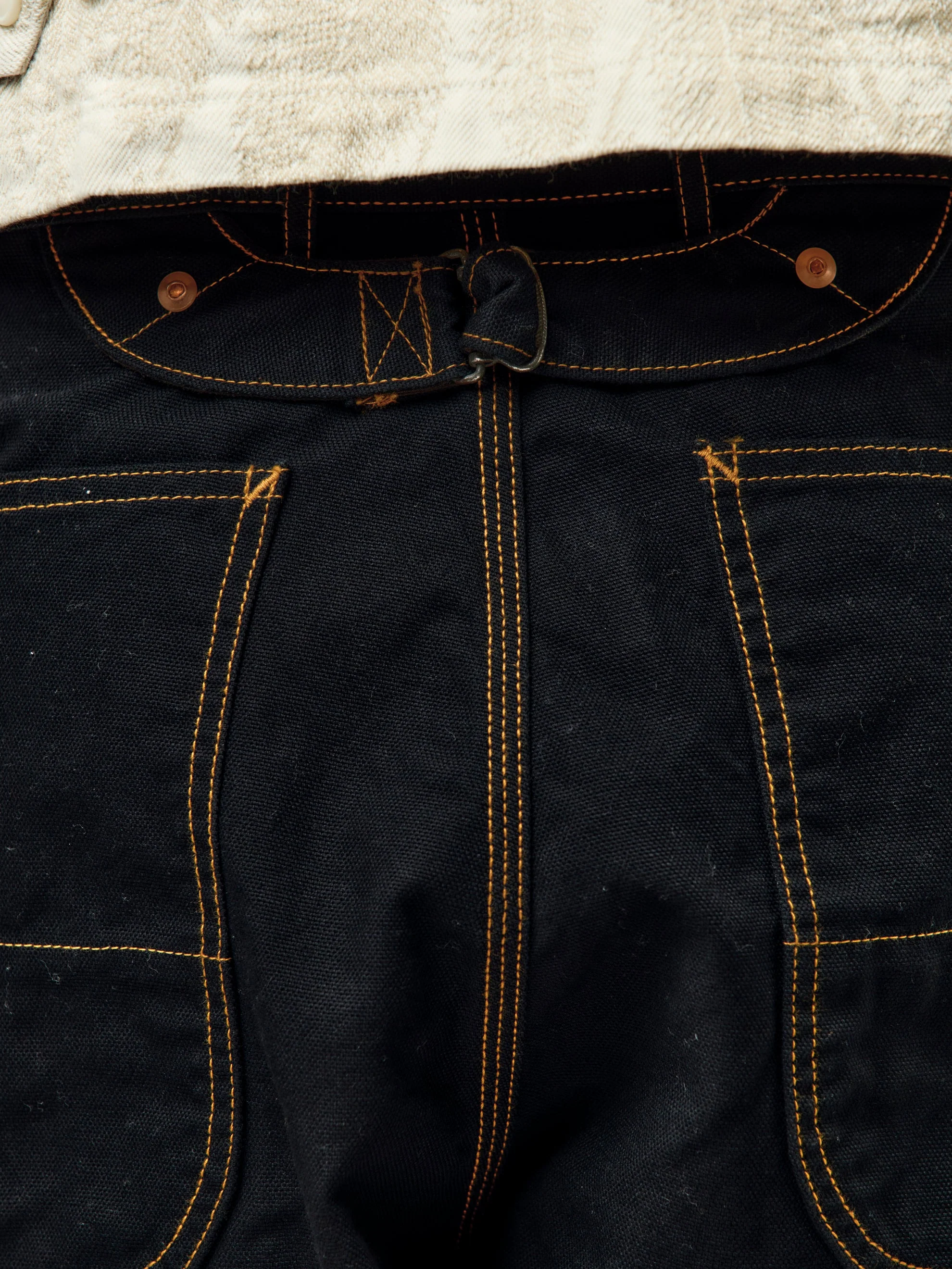 Light Canvas LUMBER Pants (Black) - Image 6