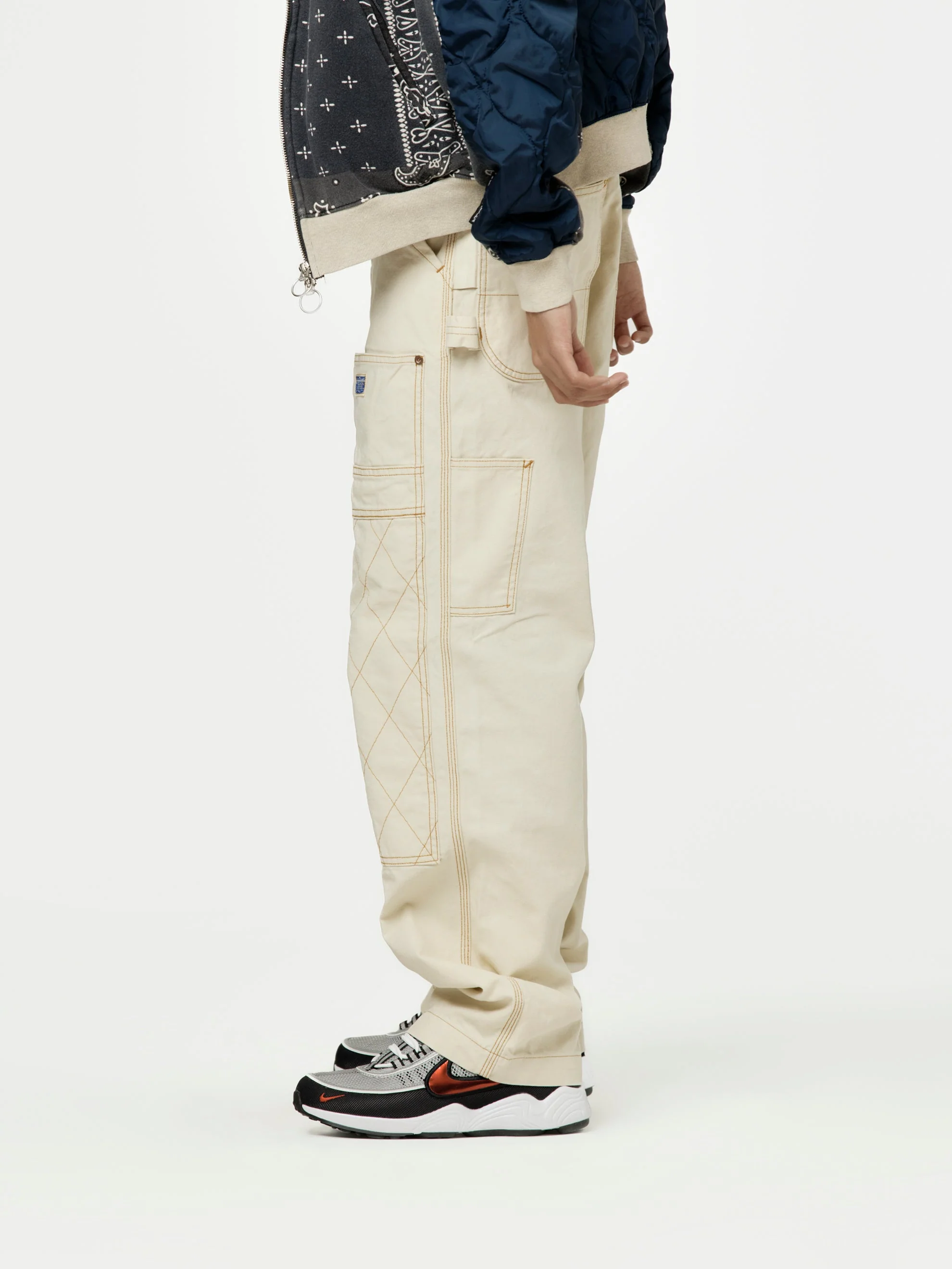 Light Canvas LUMBER Pants (Ecru) - Image 2